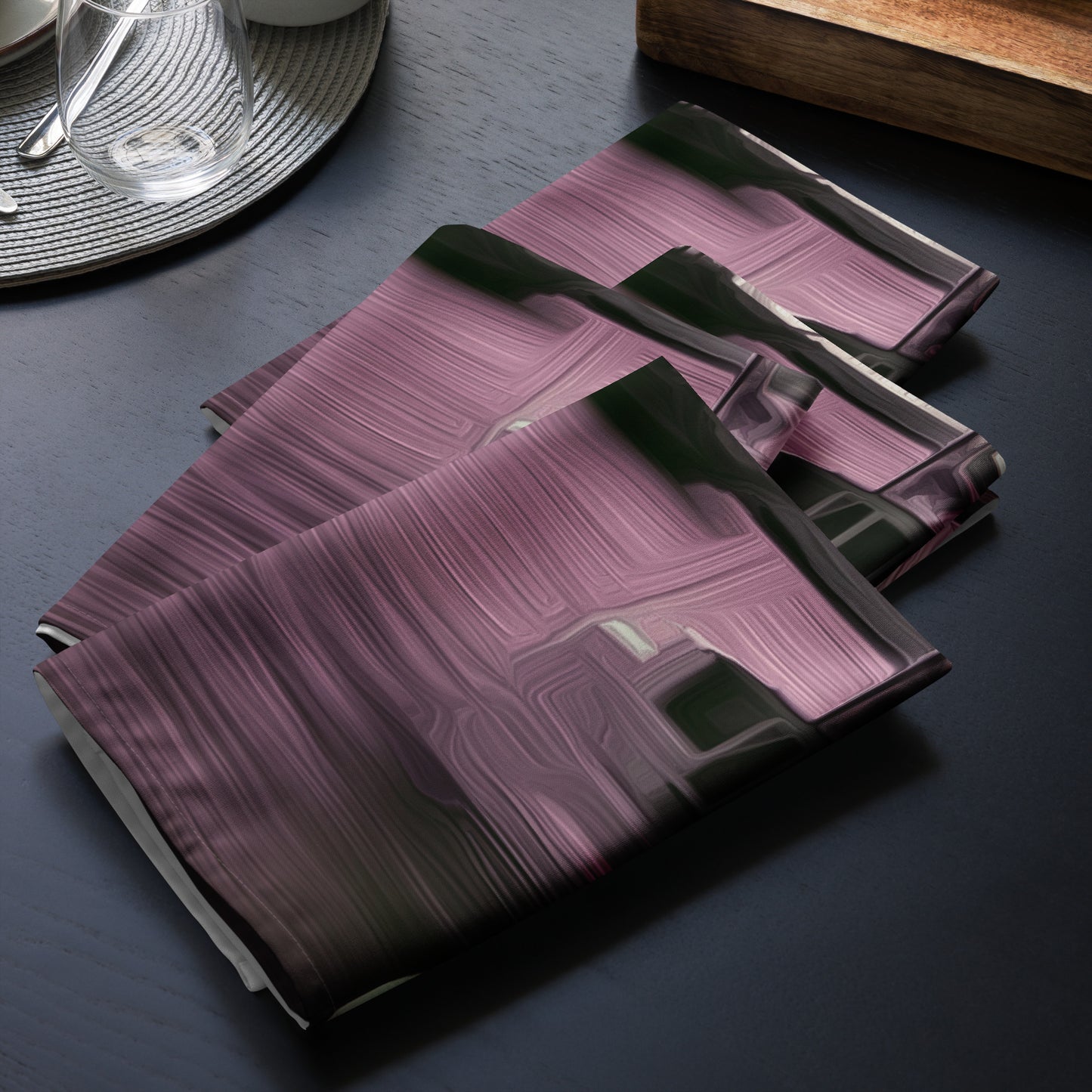 The Sleeping Yachts (at Evening) - Cloth Napkin Set - iSAW Company