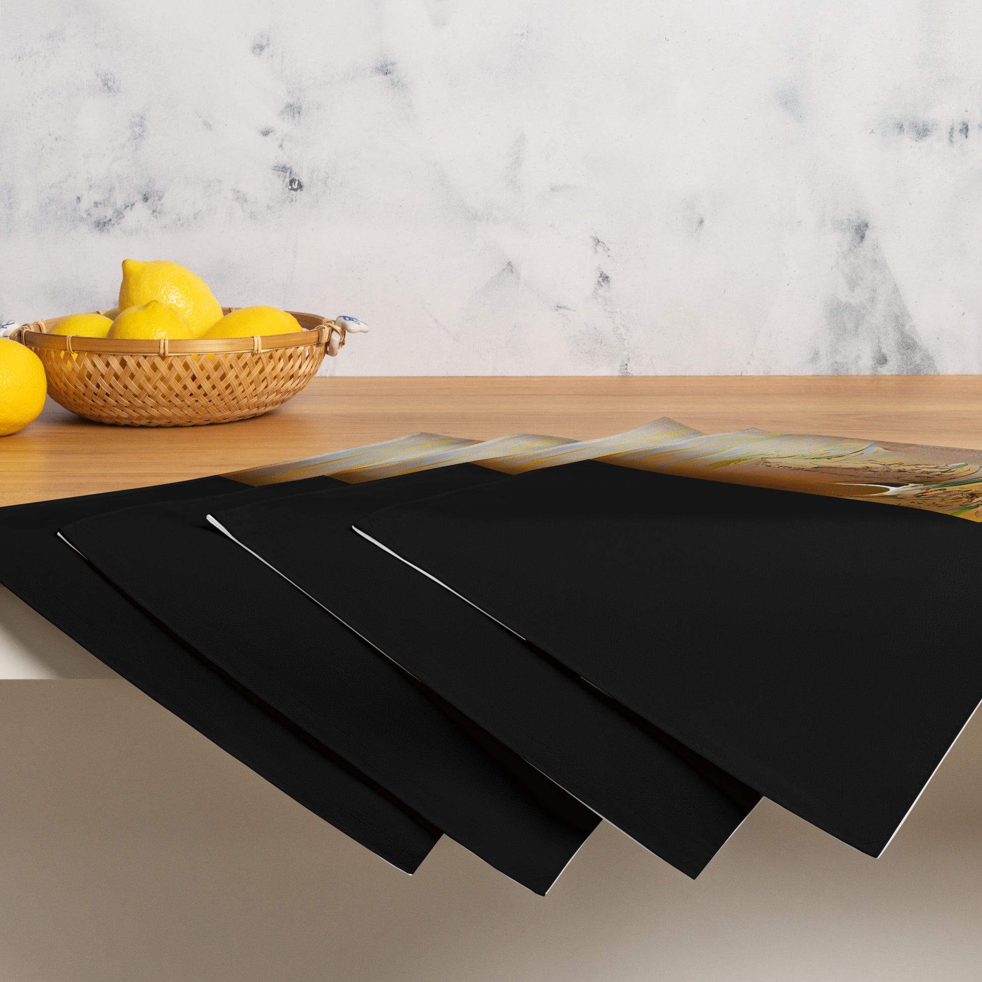 Half Black Half Gāolàng - Placemat Set - iSAW Company