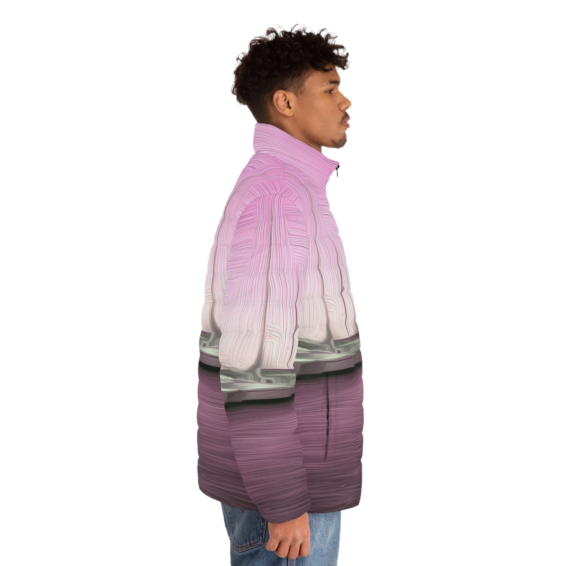 The Sleeping Yachts (at Evening) - Mens Puffer Jacket - iSAW Company