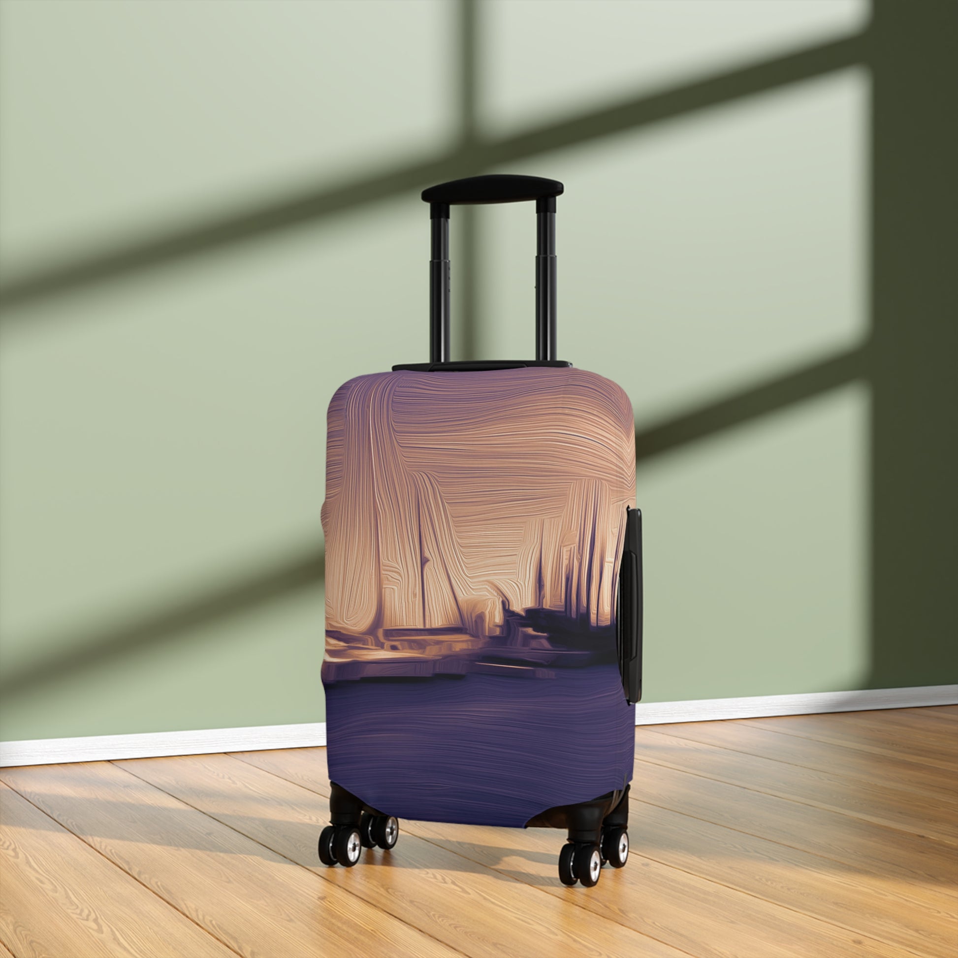 The Sleeping Yachts (at Sunset) – Protective Suitcase Cover - iSAW Company