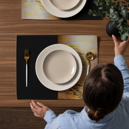 Half Black Half Gāolàng - Placemat Set - iSAW Company