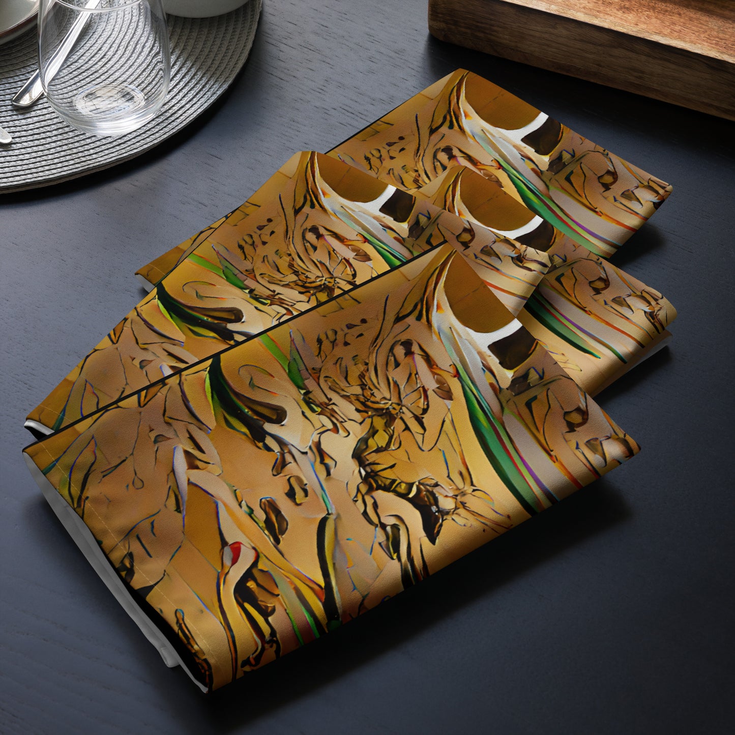 Half Black Half Gāolàng - Cloth Napkin Set - iSAW Company