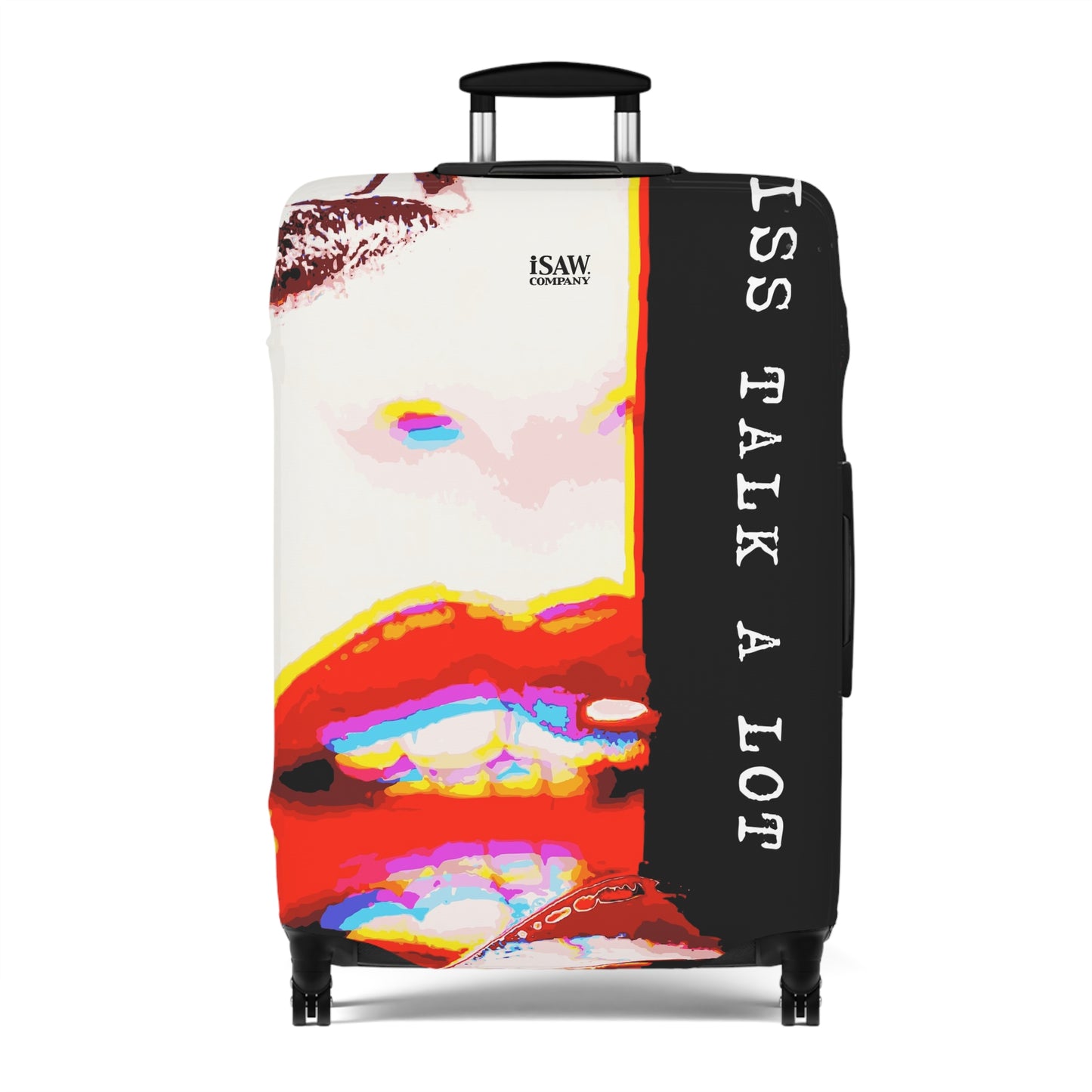 Miss Talk A Lot – Protective Suitcase Cover - iSAW Company