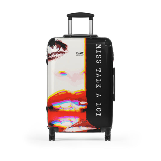 Miss Talk A Lot - Hard - Shell Suitcase - iSAW Company