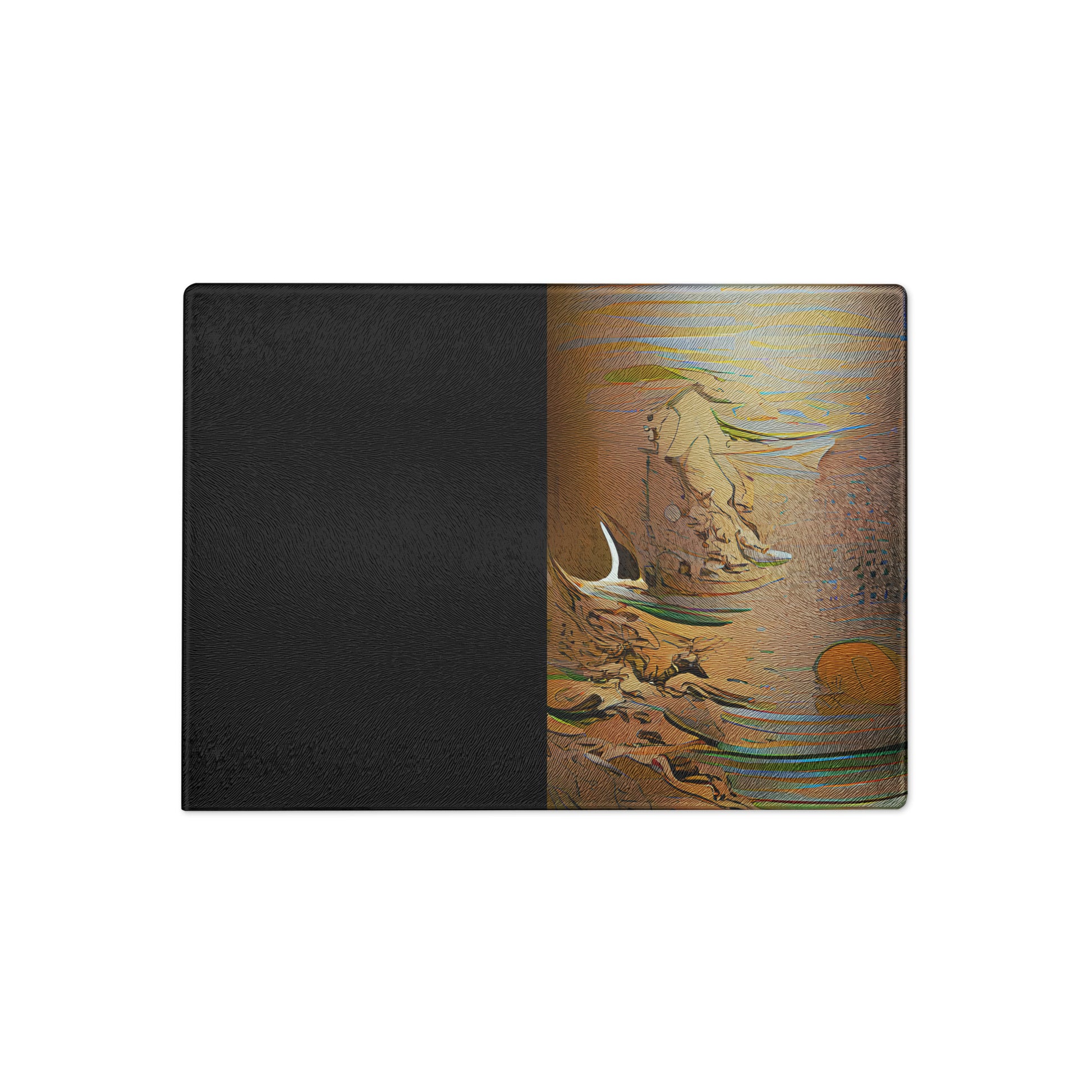 Half Black Half Gāolàng - Glass Cutting Board - iSAW Company