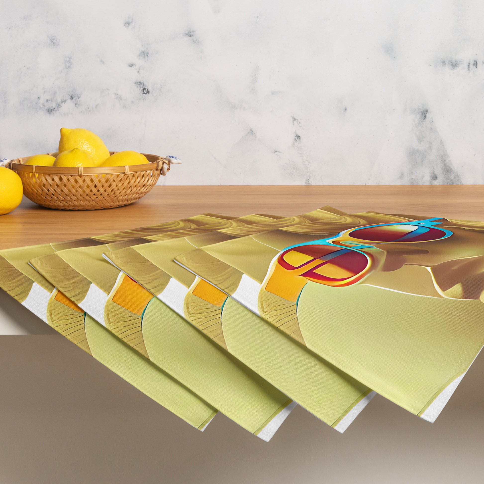 Retro Cool White - Placemat Set - iSAW Company