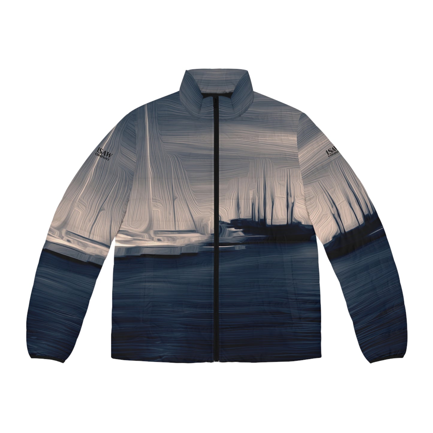 The Sleeping Yachts (at Sunrise) - Mens Puffer Jacket - iSAW Company