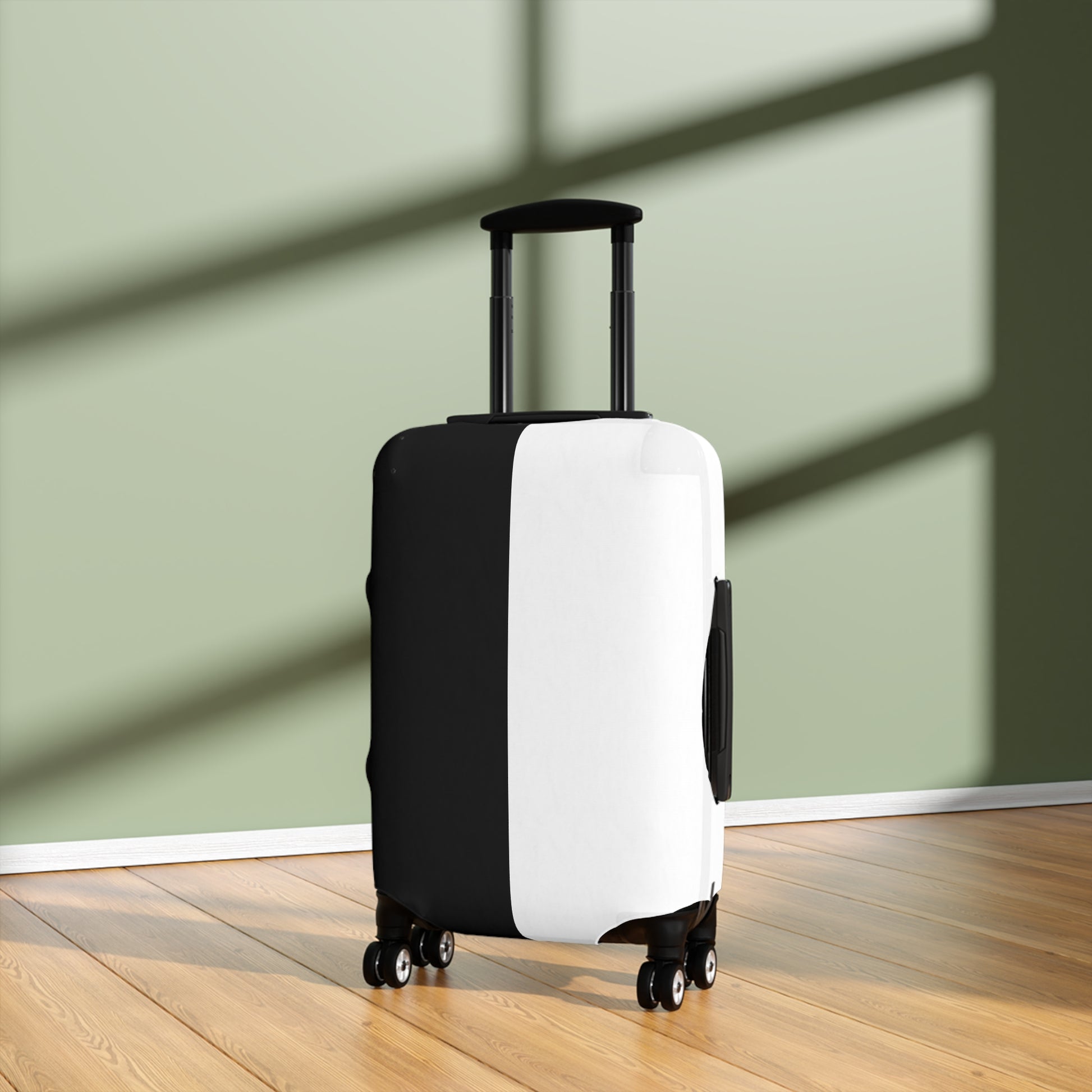 Half Black Half White – Protective Suitcase Cover - iSAW Company