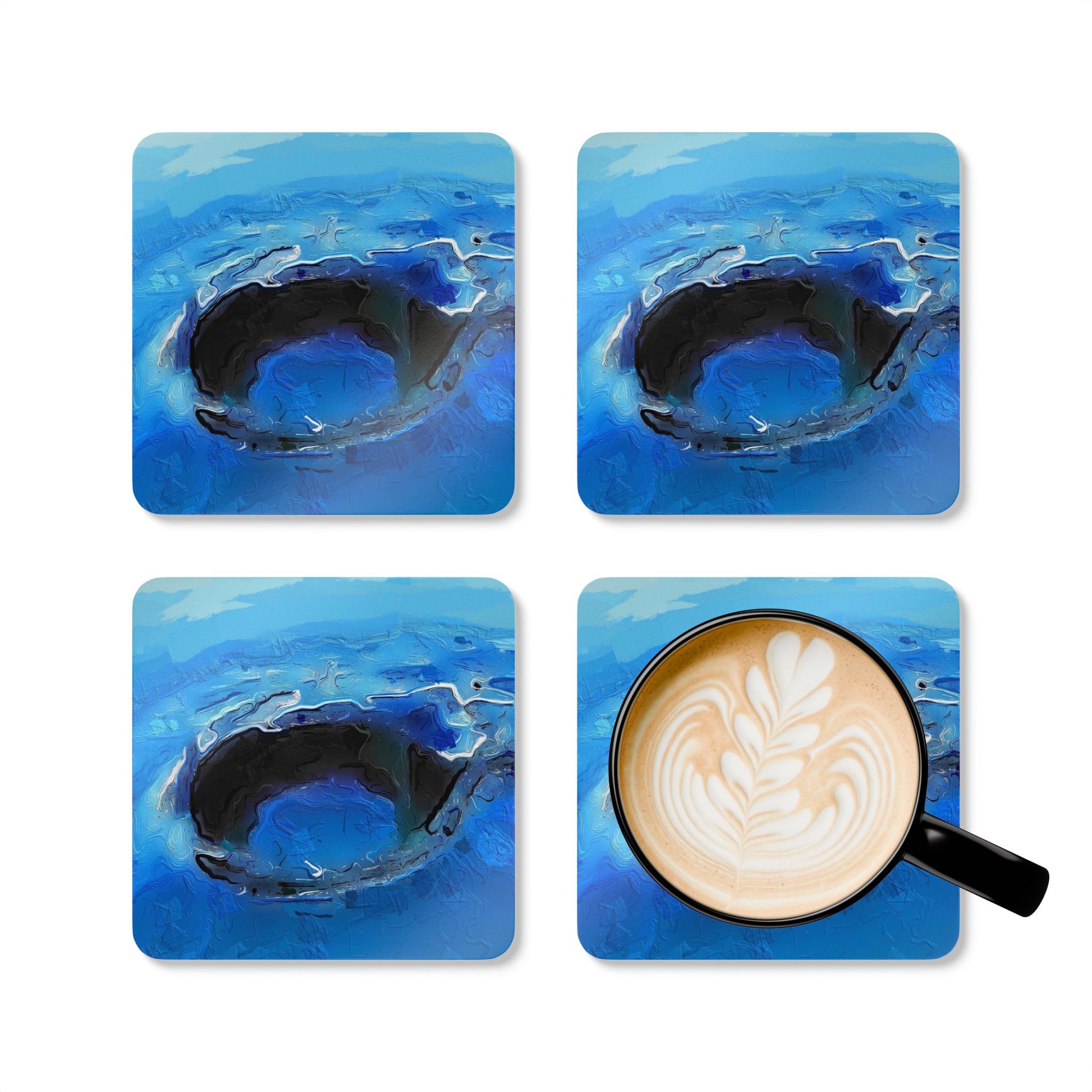 A Drop In The Ocean - Cork Back Coaster Set - iSAW Company