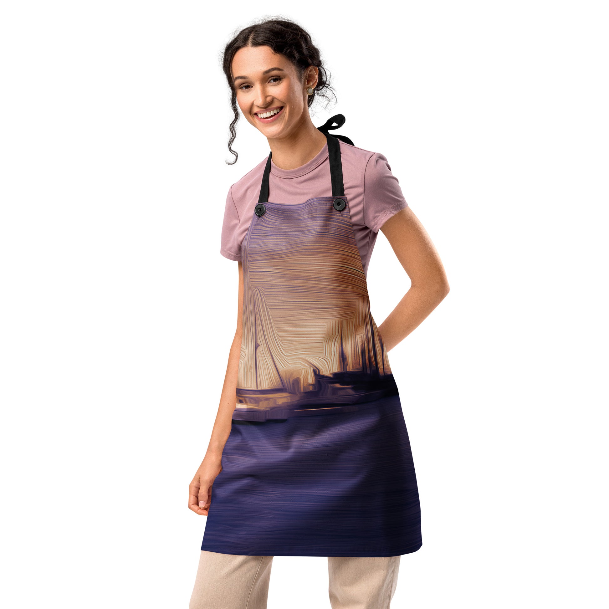 The Sleeping Yachts (at Sunset) - Apron - iSAW Company