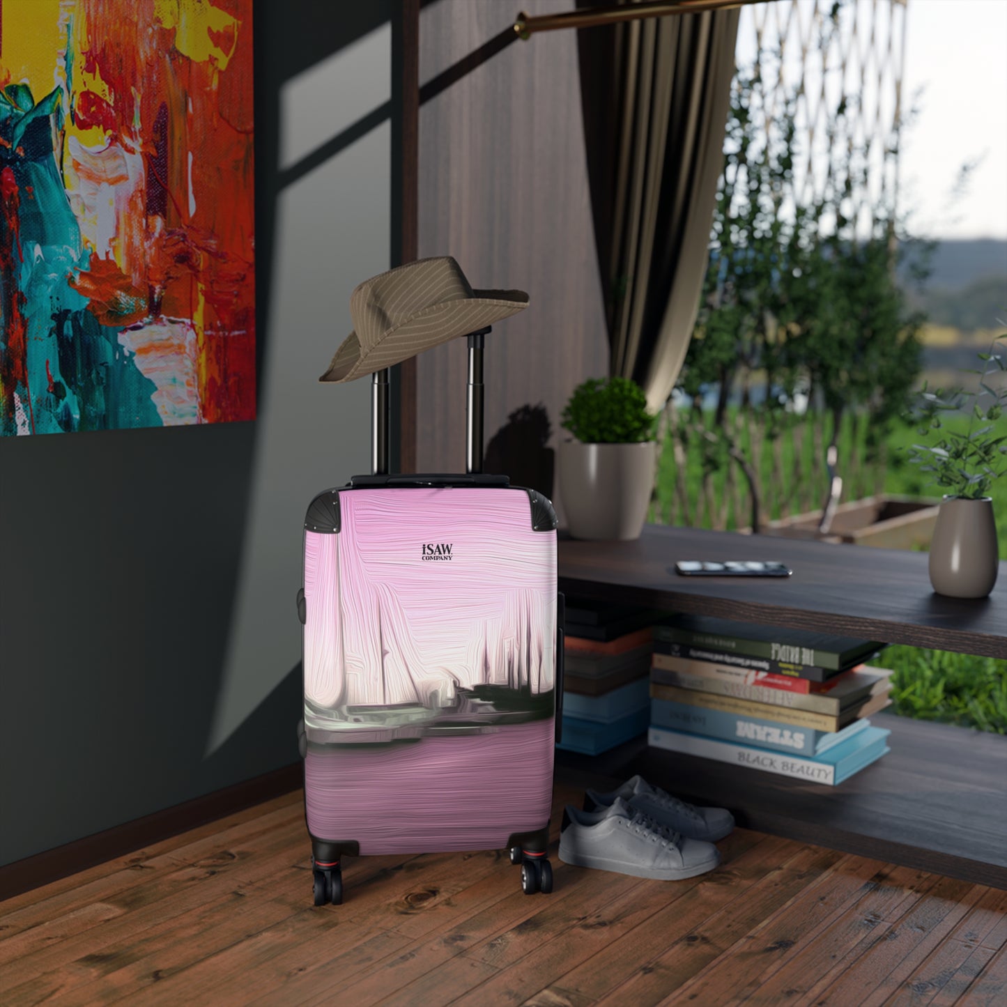 The Sleeping Yachts (at Evening) - Hard - Shell Suitcase - iSAW Company