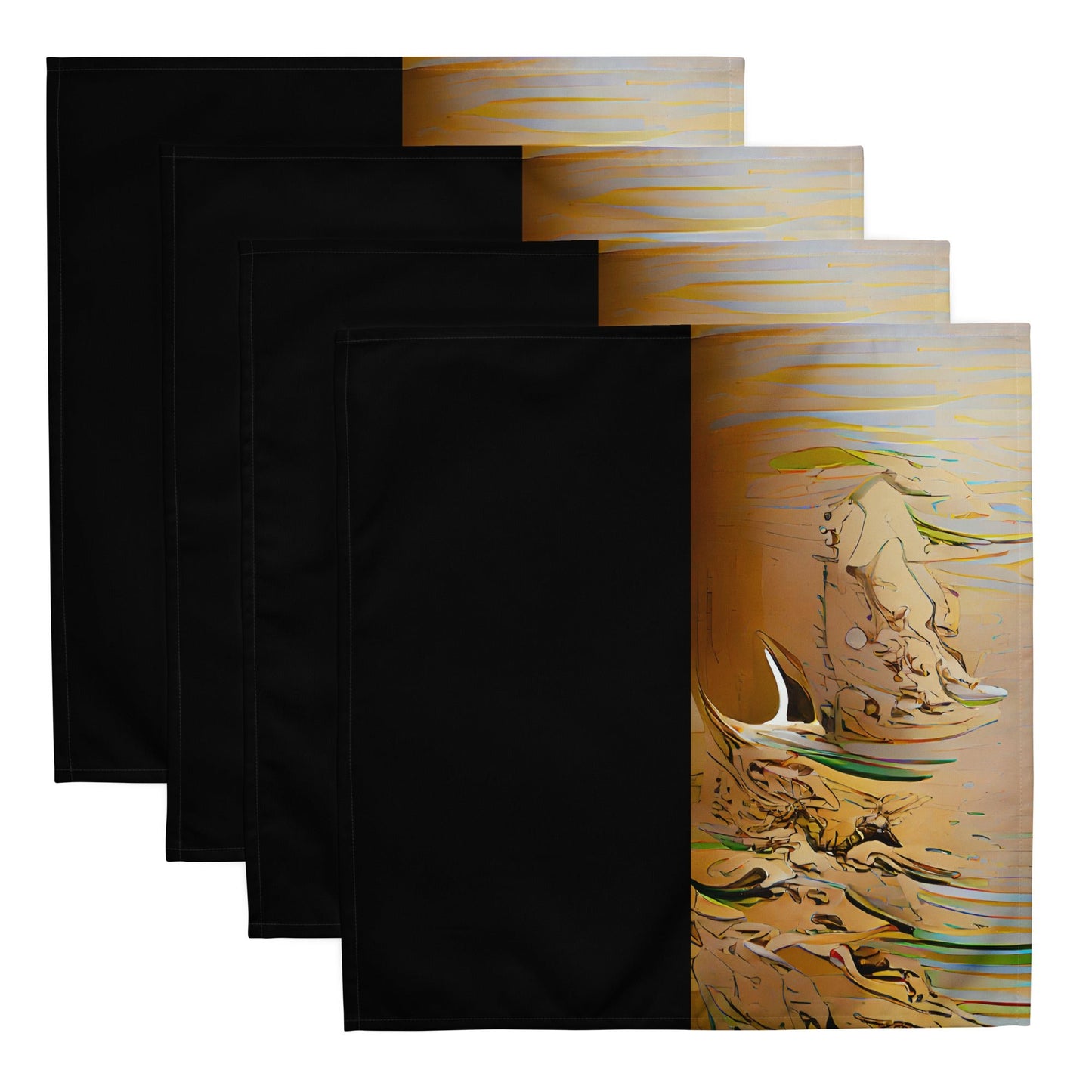 Half Black Half Gāolàng - Cloth Napkin Set - iSAW Company