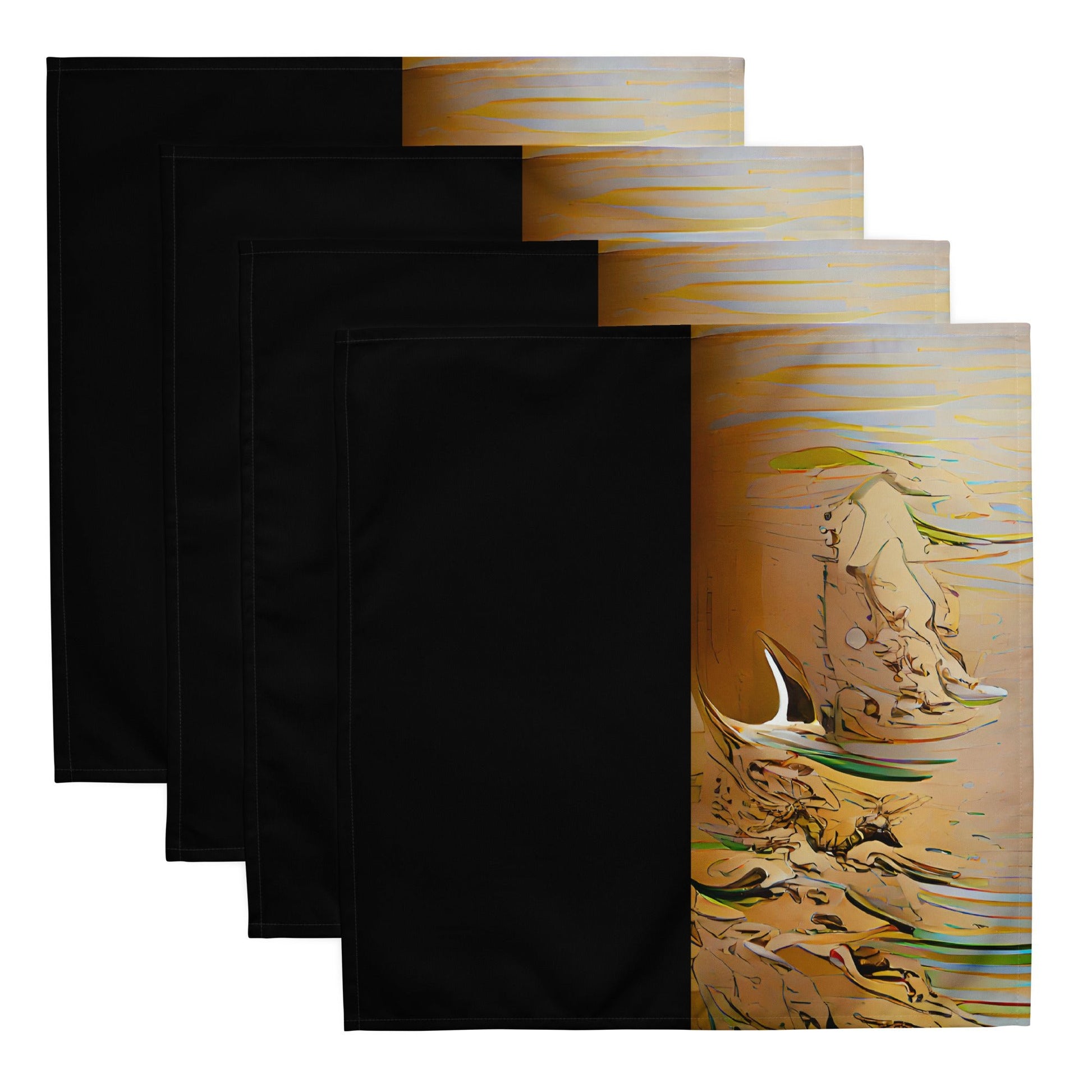 Half Black Half Gāolàng - Cloth Napkin Set - iSAW Company