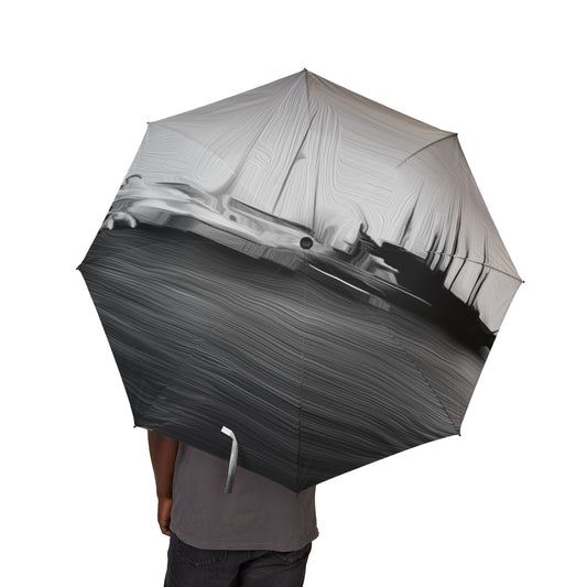 The Sleeping Yachts (at Night) - Windproof Umbrella - iSAW Company
