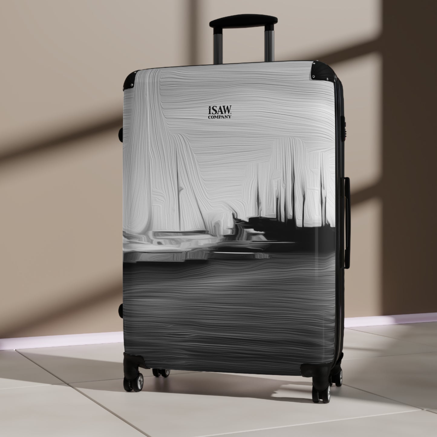The Sleeping Yachts (at Night) - Hard - Shell Suitcase - iSAW Company