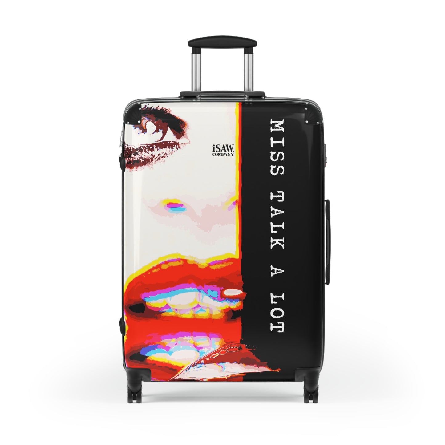 Miss Talk A Lot - Hard - Shell Suitcase - iSAW Company