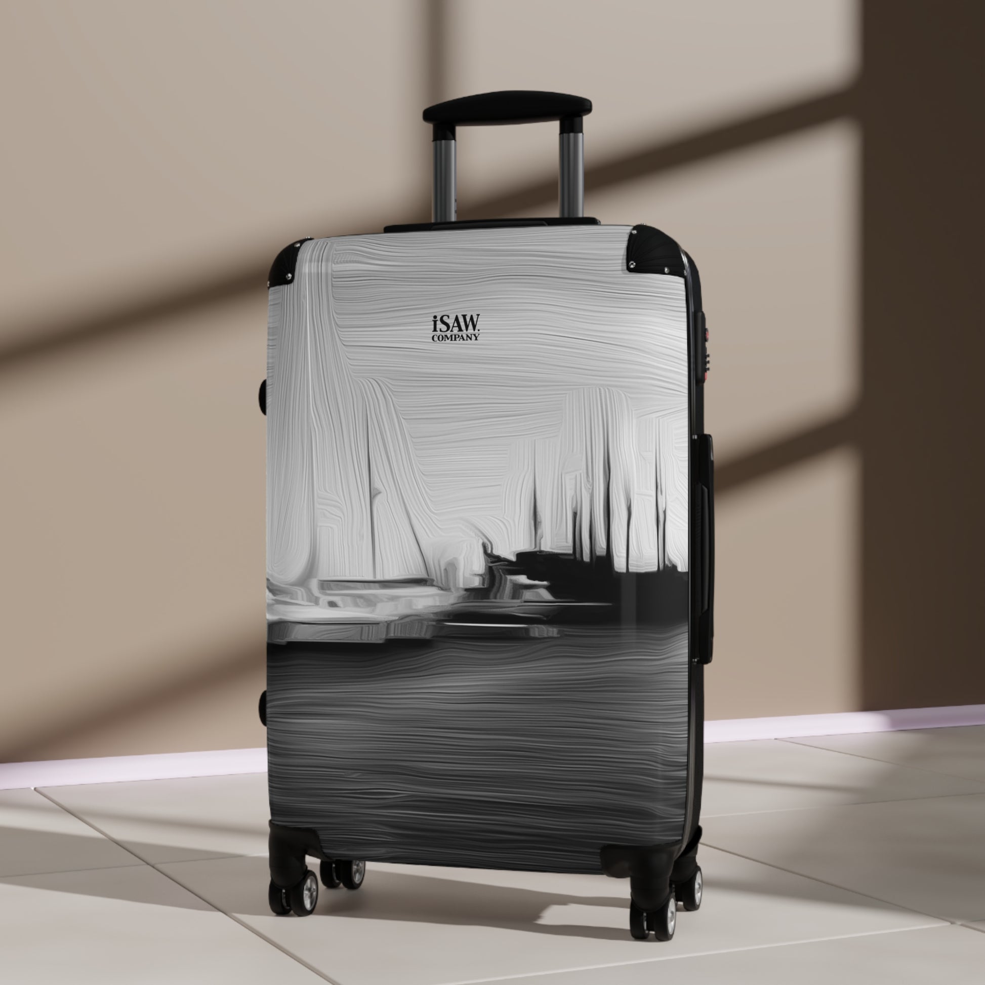 The Sleeping Yachts (at Night) - Hard - Shell Suitcase - iSAW Company