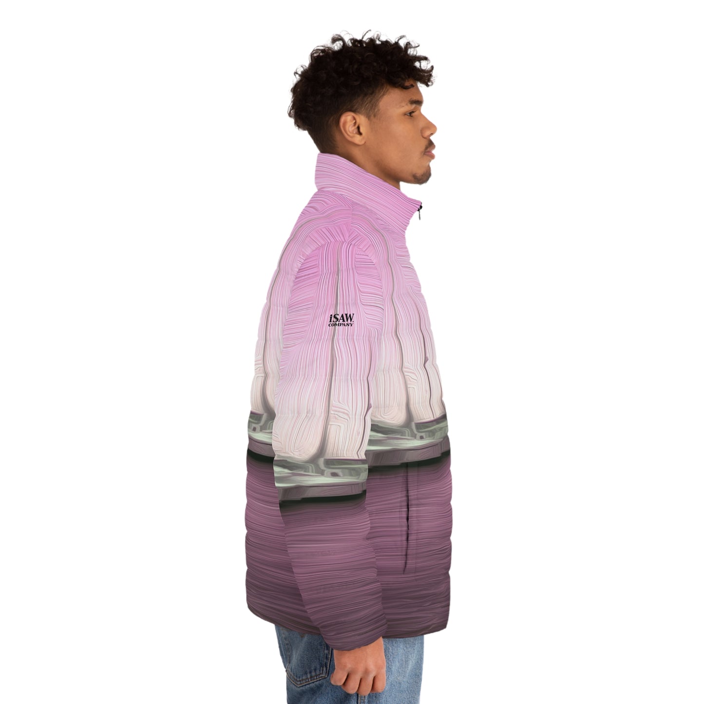 The Sleeping Yachts (at Evening) - Mens Puffer Jacket - iSAW Company