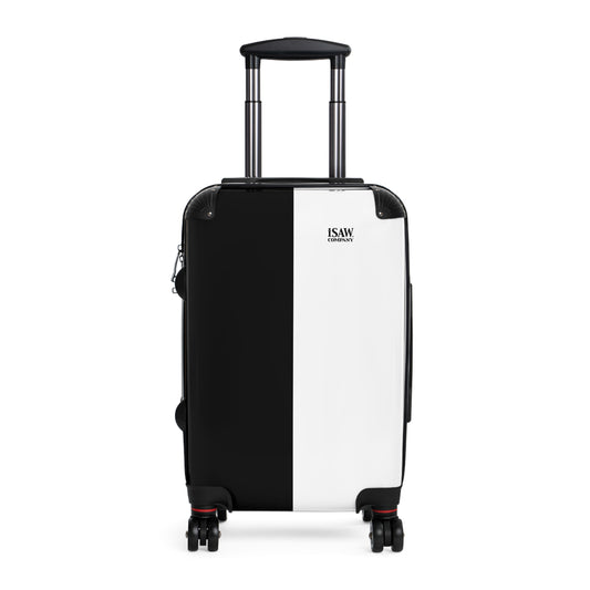 Half Black Half White - Hard - Shell Suitcase - iSAW Company