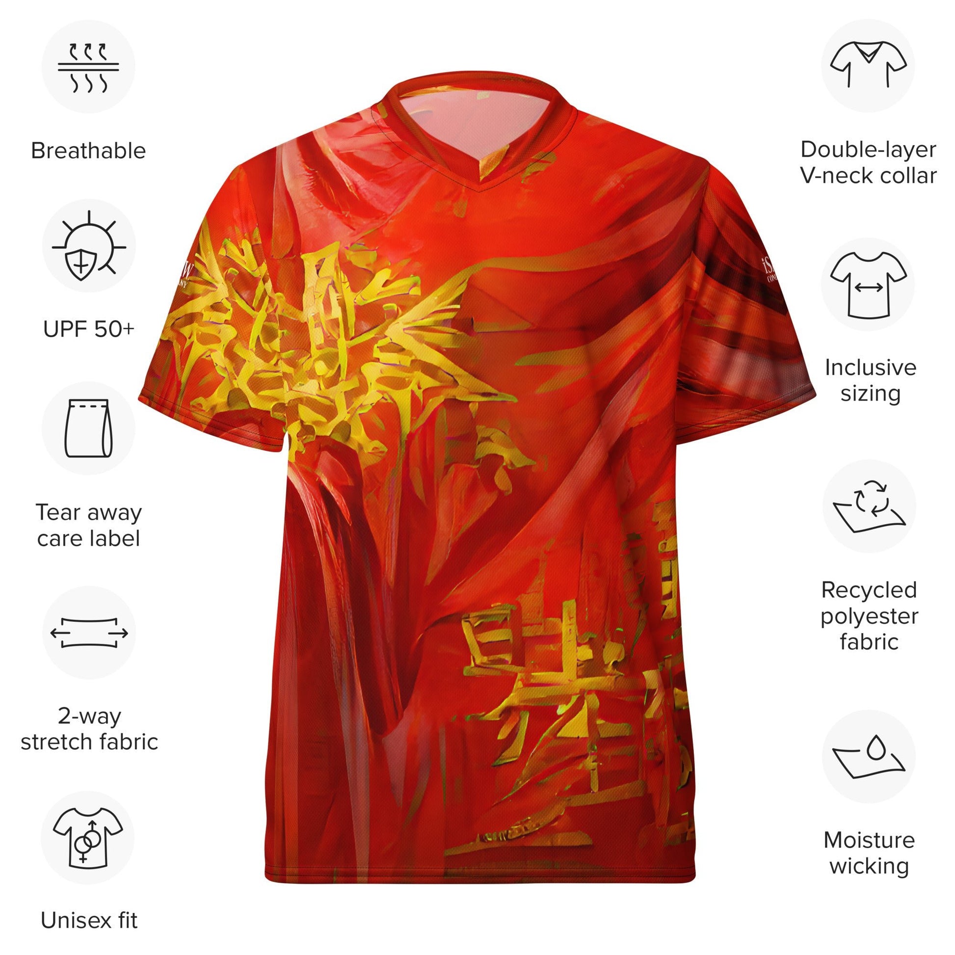 Qízhì - Unisex Sports Jersey - iSAW Company