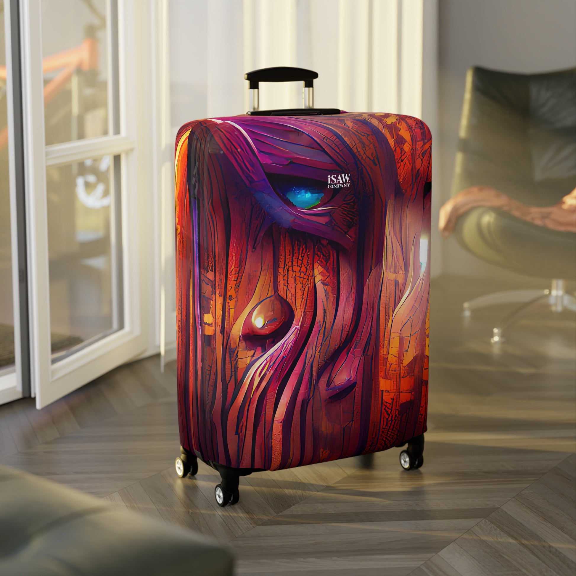 Hardwood – Protective Suitcase Cover - iSAW Company
