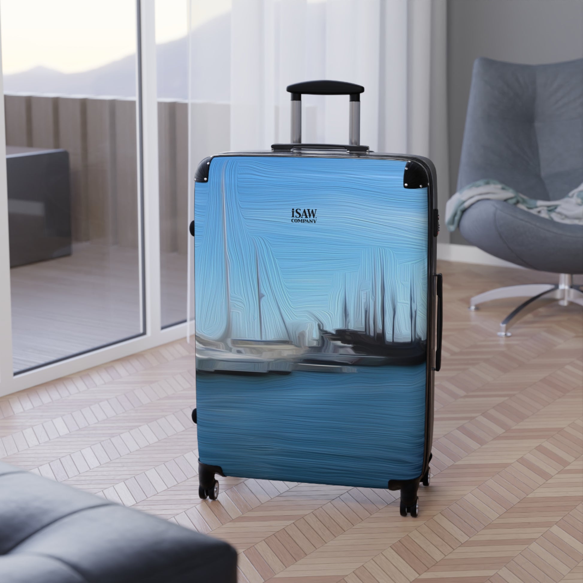 The Sleeping Yachts (at Morning) - Hard - Shell Suitcase - iSAW Company