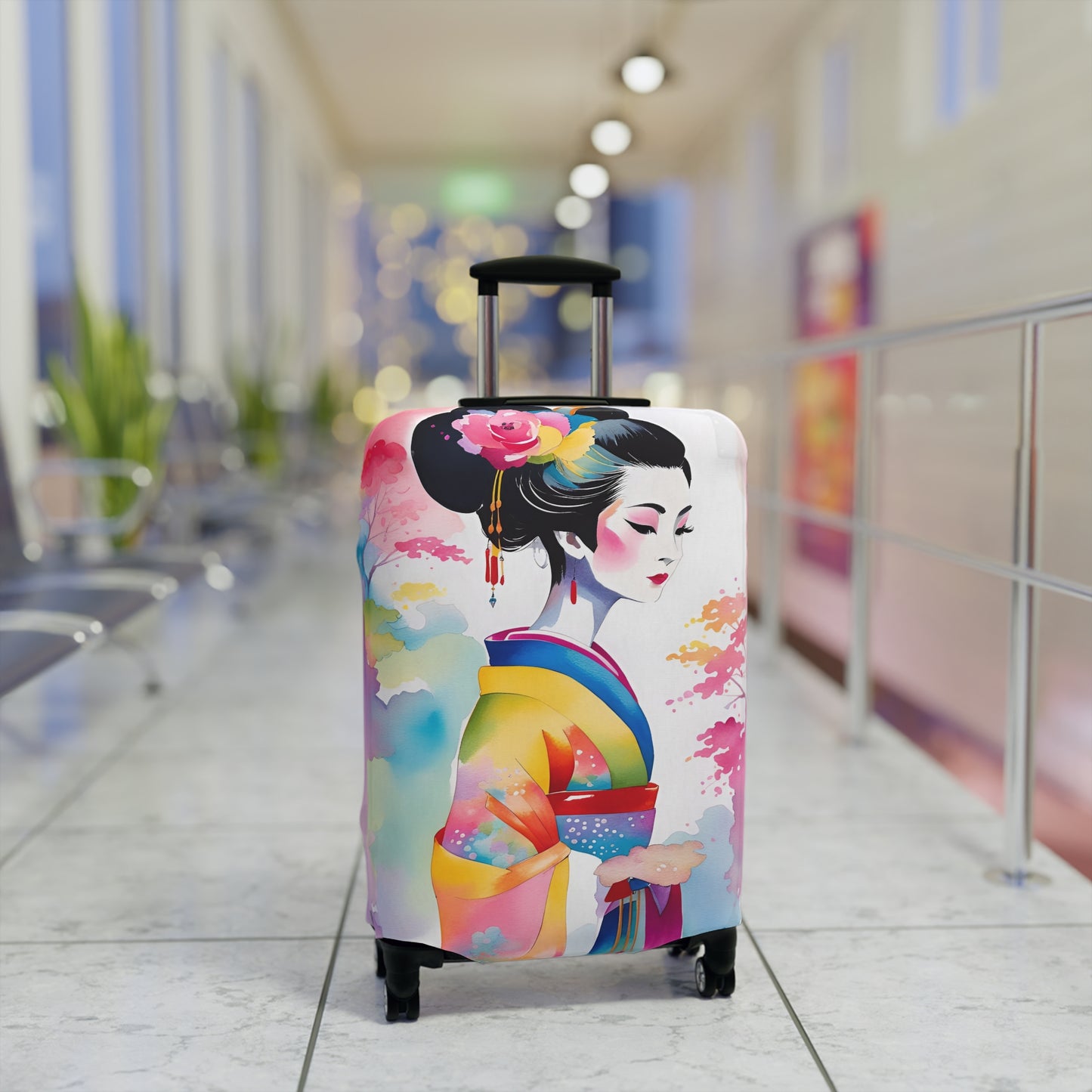 Geisha Girl – Protective Suitcase Cover - iSAW Company