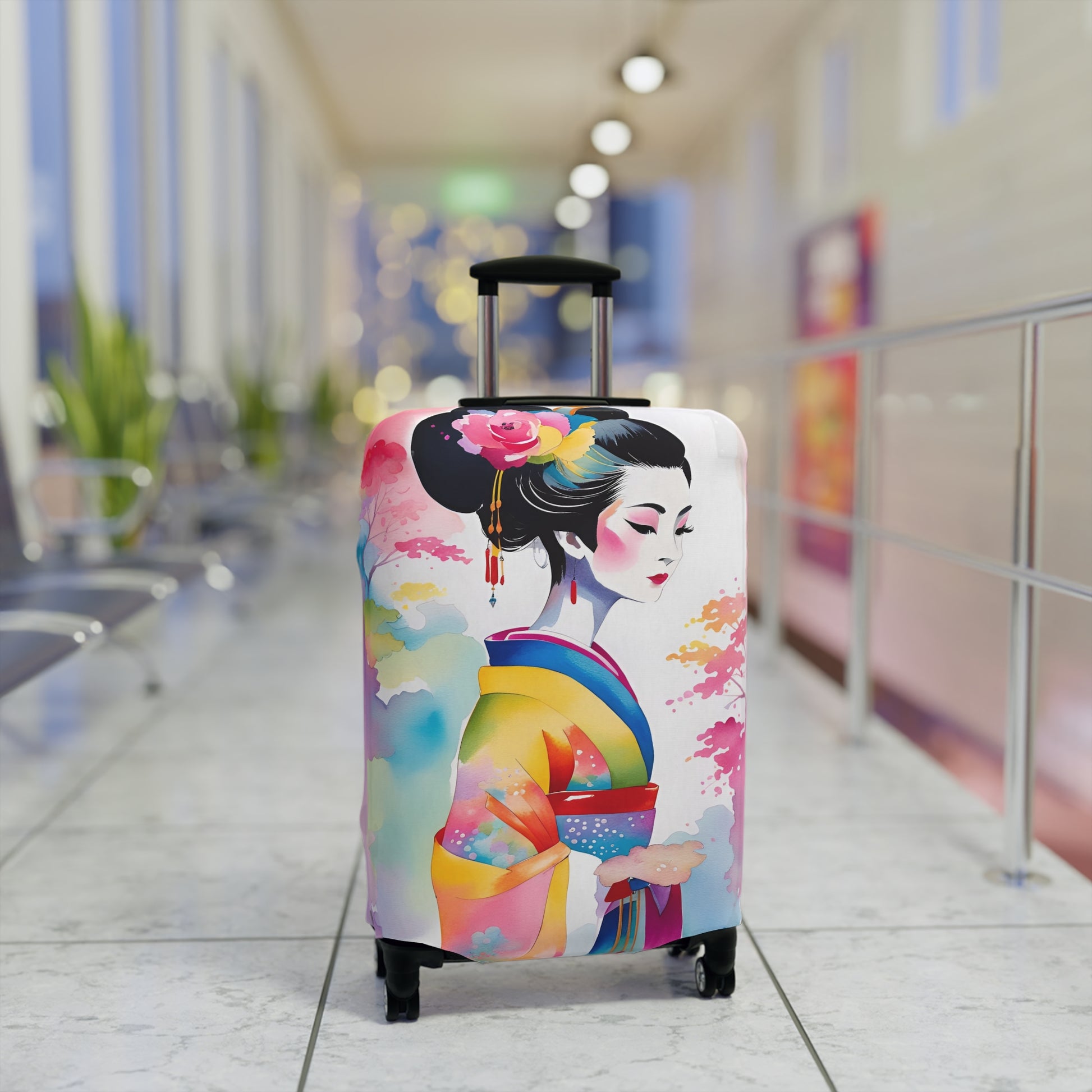 Geisha Girl – Protective Suitcase Cover - iSAW Company