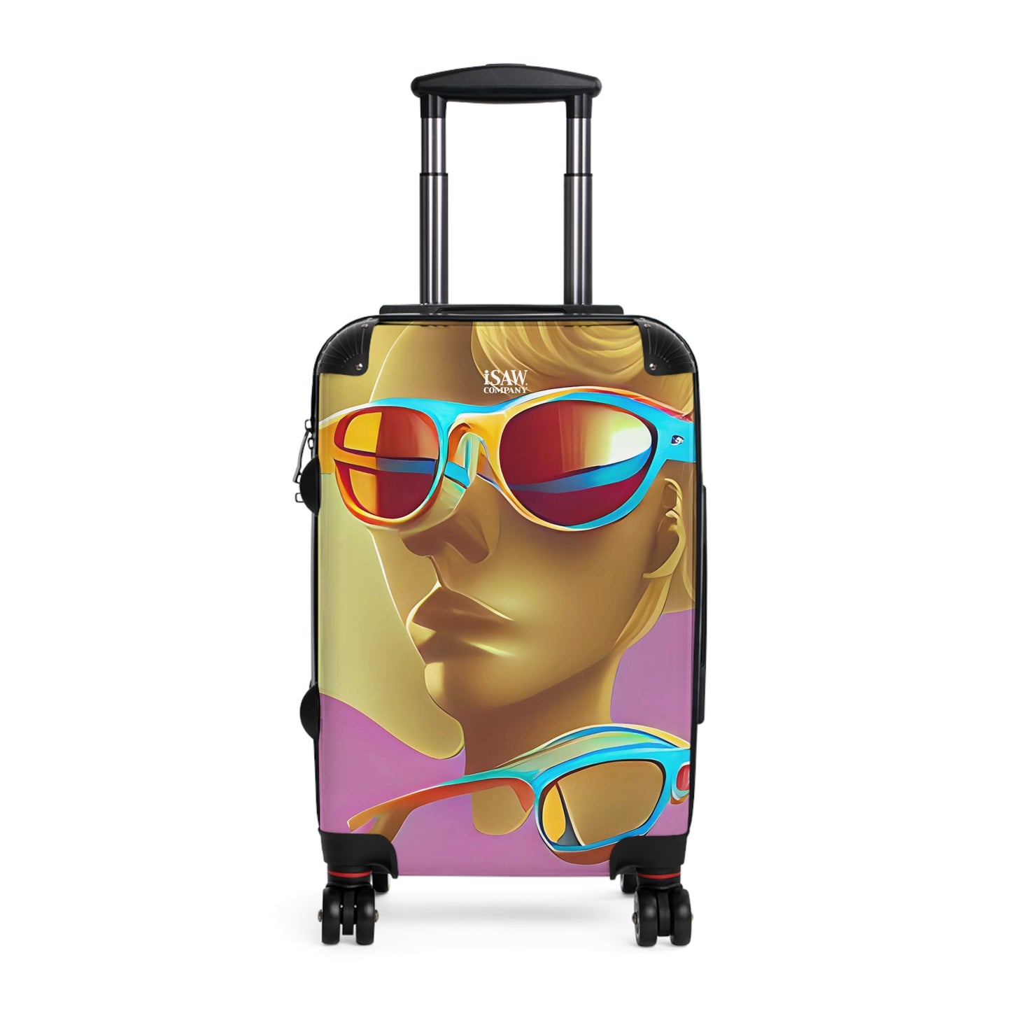 Retro Cool Pink - Hard - Shell Suitcase - iSAW Company