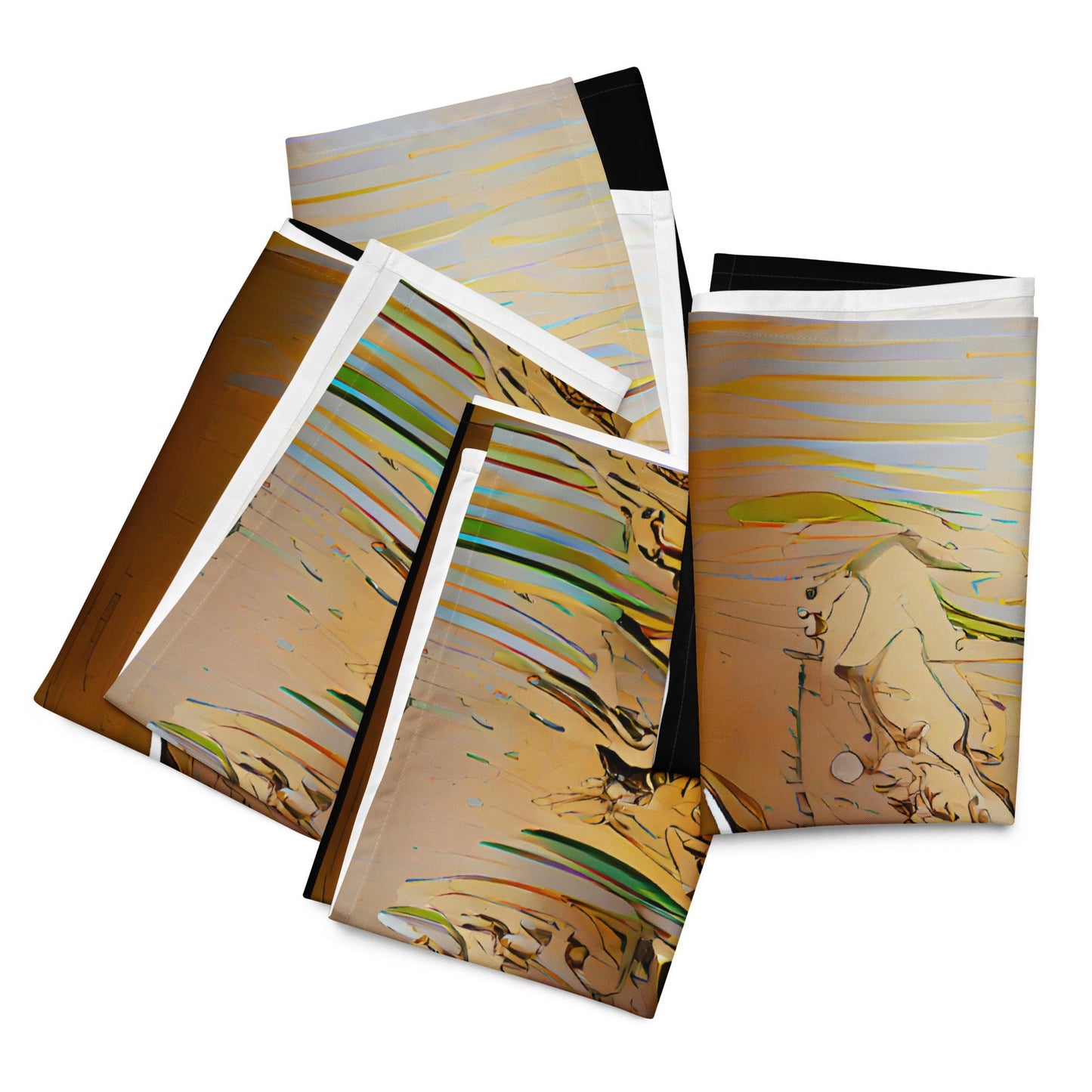 Half Black Half Gāolàng - Cloth Napkin Set - iSAW Company