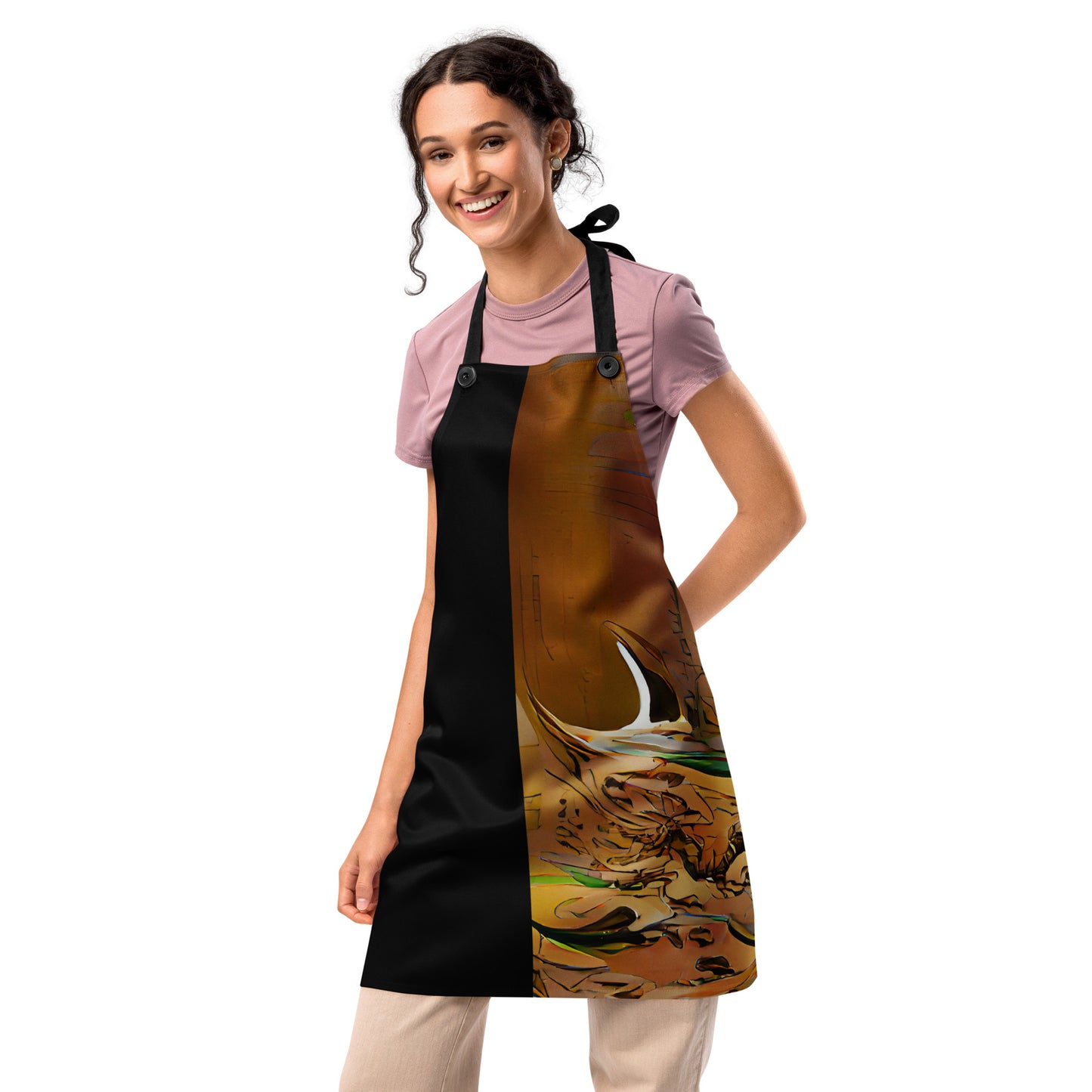 Half Black Half Gāolàng - Apron - iSAW Company