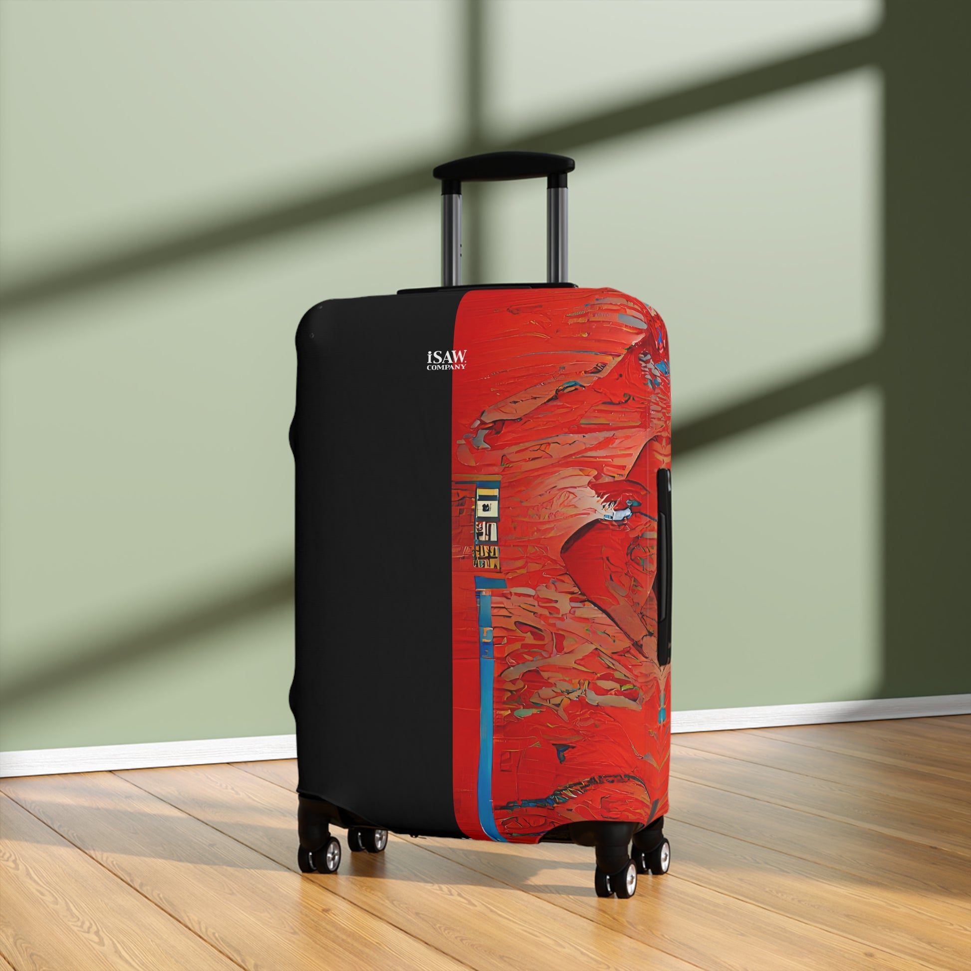 Half Black Half Hónghǎi – Protective Suitcase Cover - iSAW Company