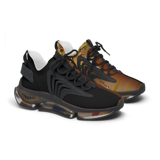 Half Black Half Gāolàng - Womens Mesh Street Sneakers - iSAW Company