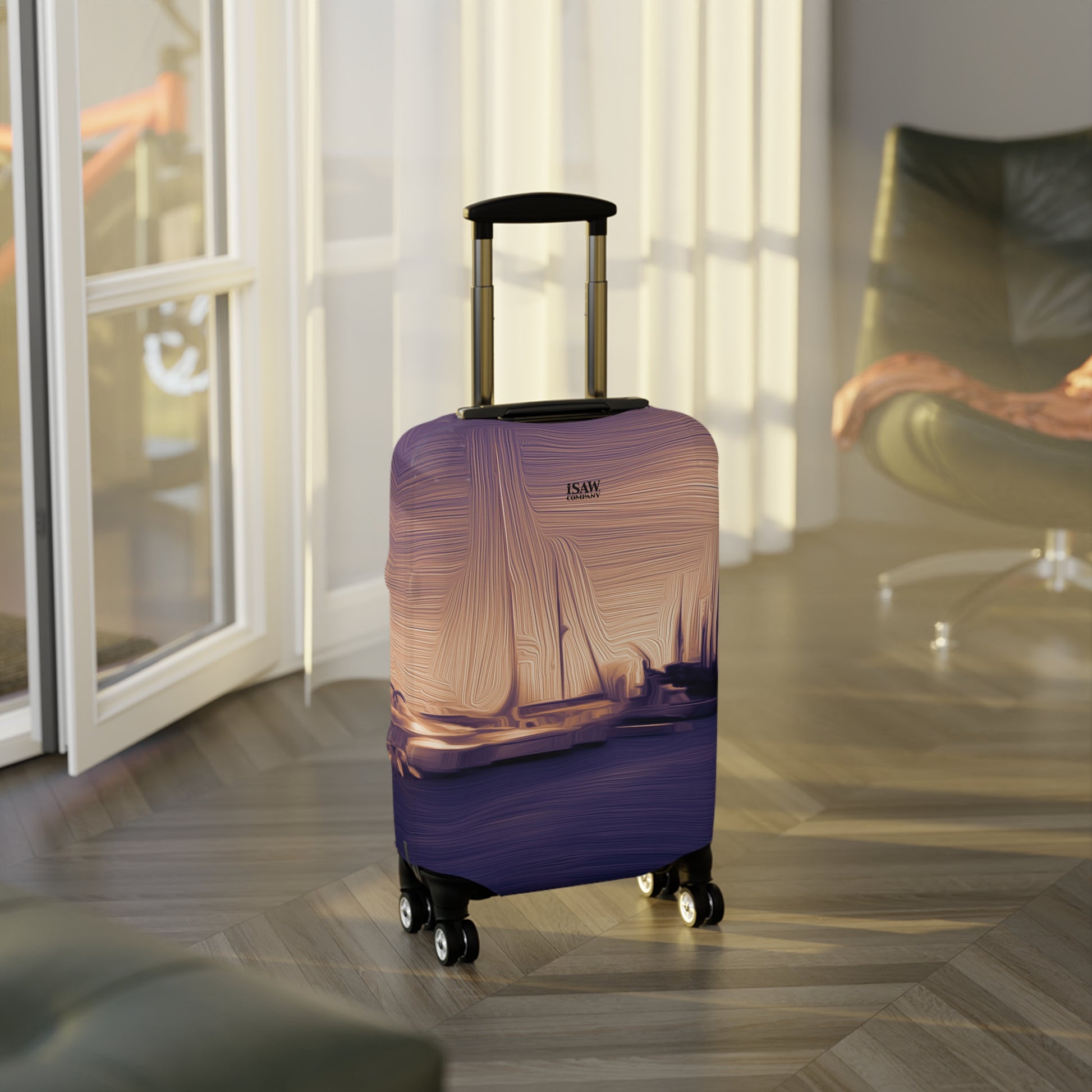 The Sleeping Yachts (at Sunset) – Protective Suitcase Cover - iSAW Company
