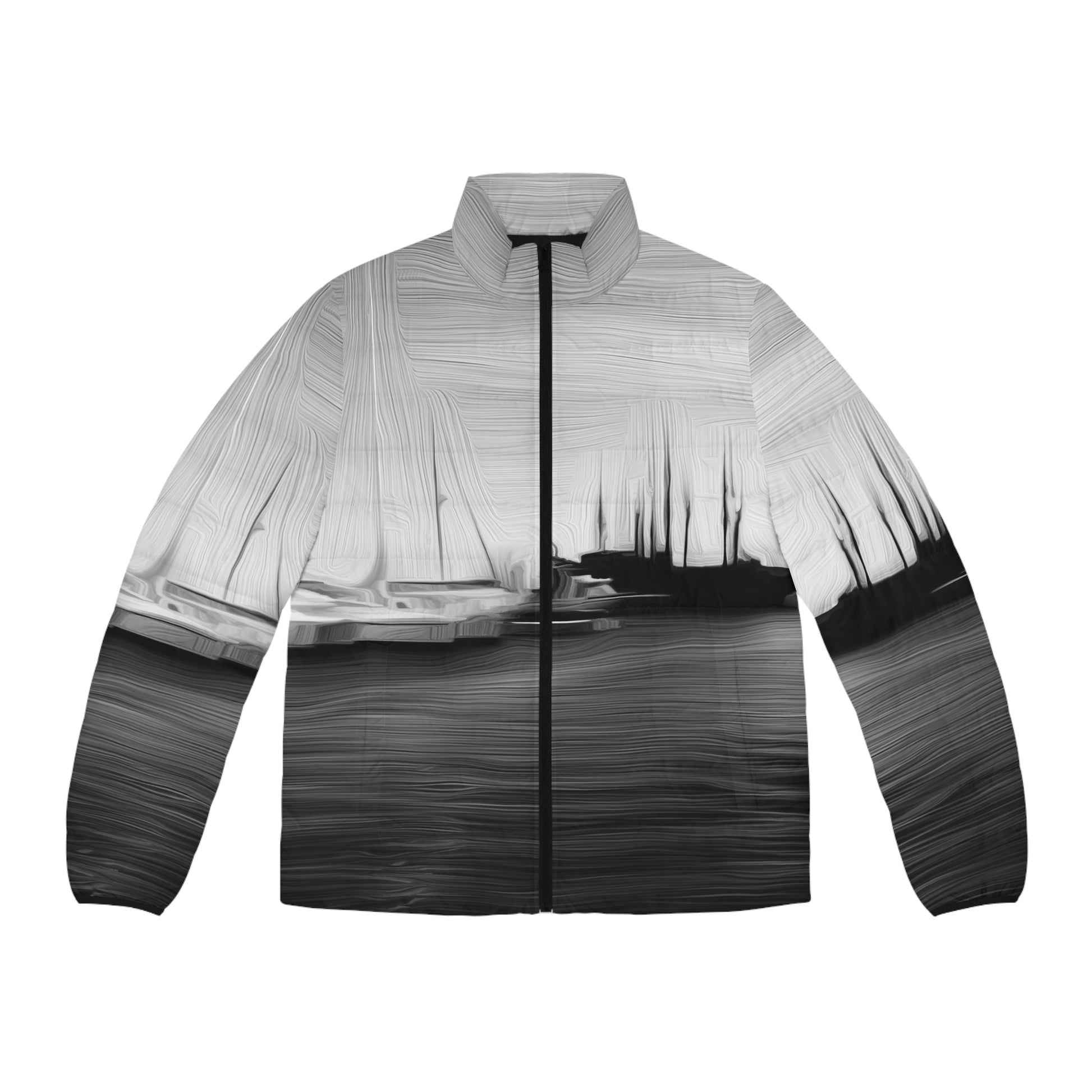 The Sleeping Yachts (at Night) - Mens Puffer Jacket - iSAW Company