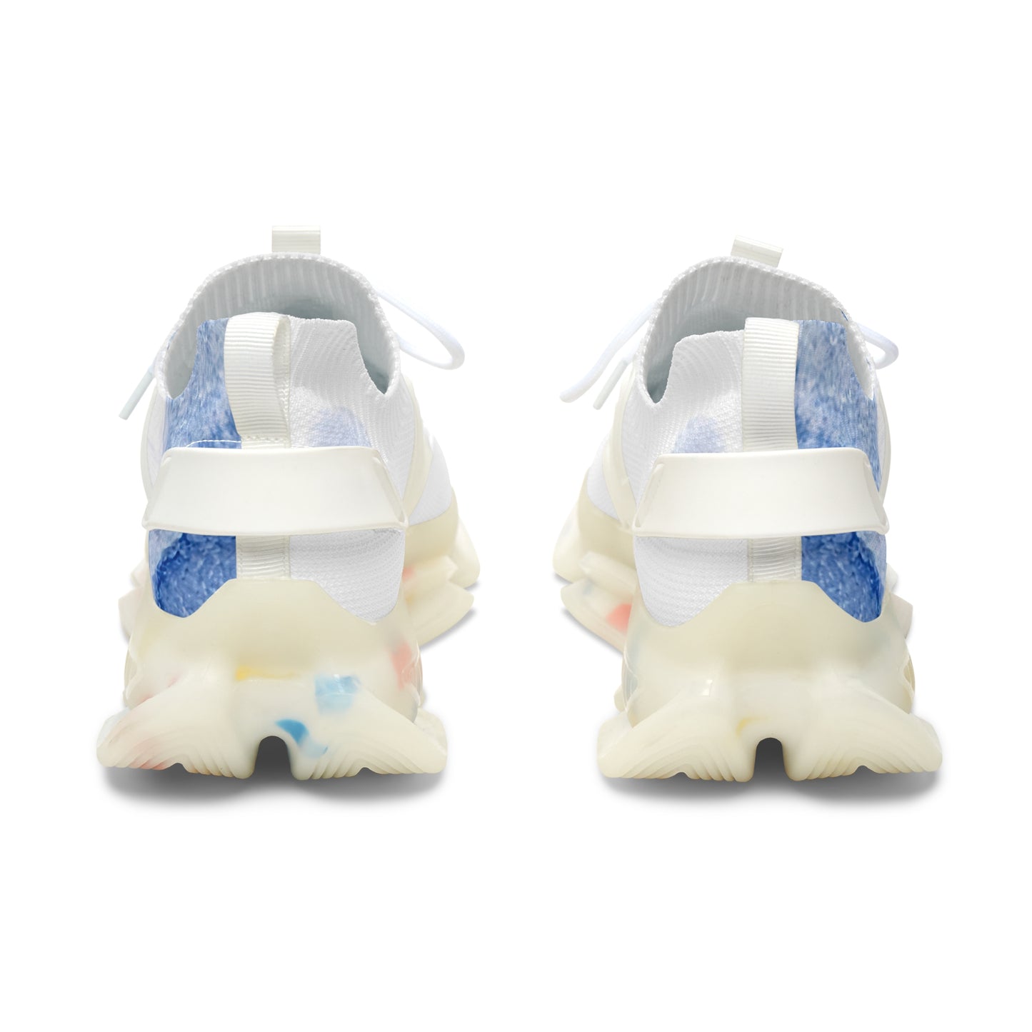 Watercolour Blue Splash - Womens Street Sneakers - iSAW Company