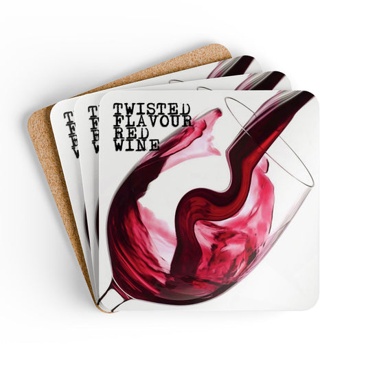 Twisted Flavour Red Wine - Coaster Set - iSAW Company