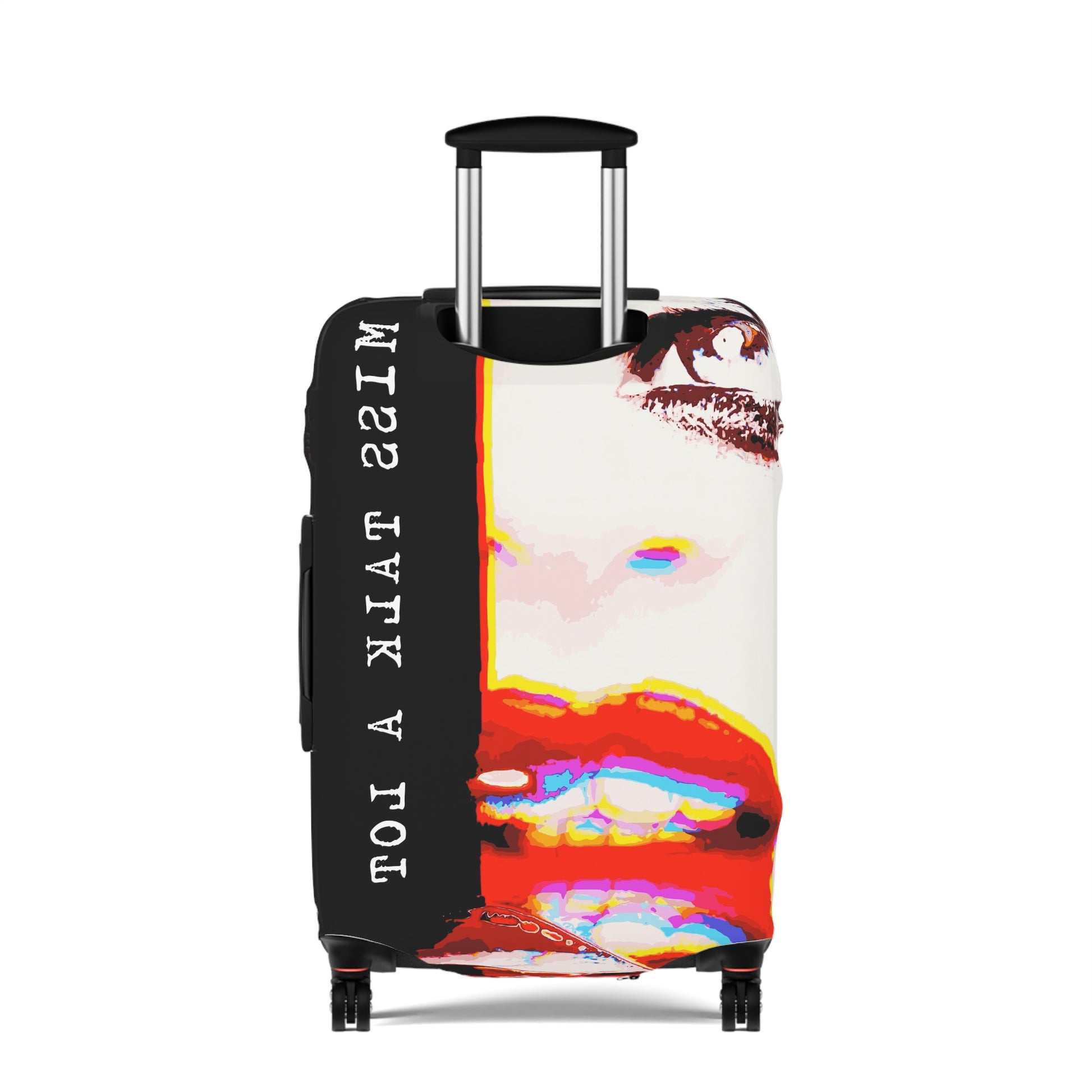 Miss Talk A Lot – Protective Suitcase Cover - iSAW Company