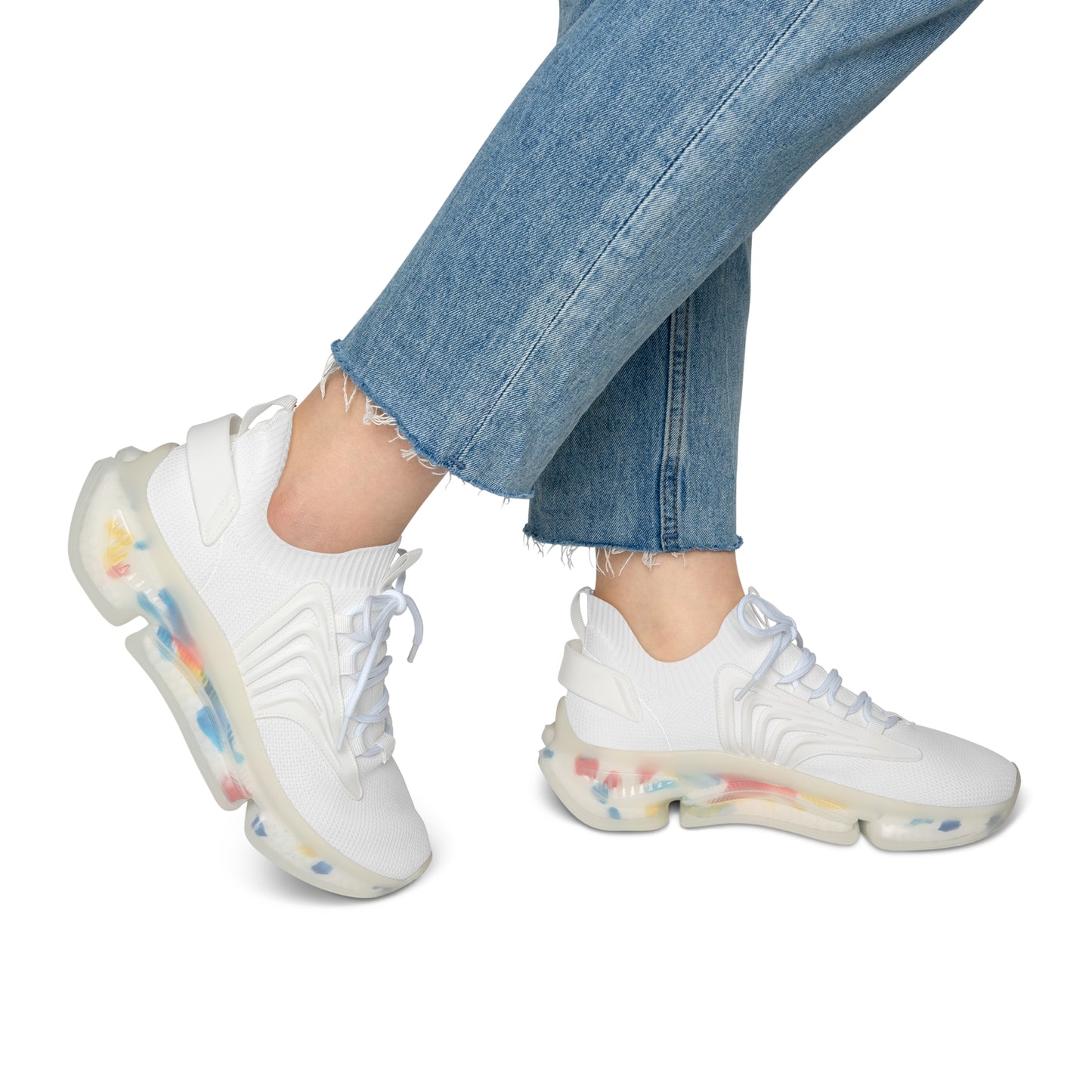 iSAW Womens White Street Sneakers - iSAW Company