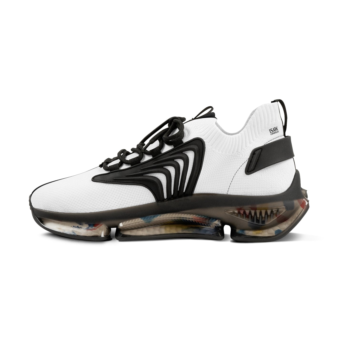 Half Black Half White - Mens Mesh Street Sneakers