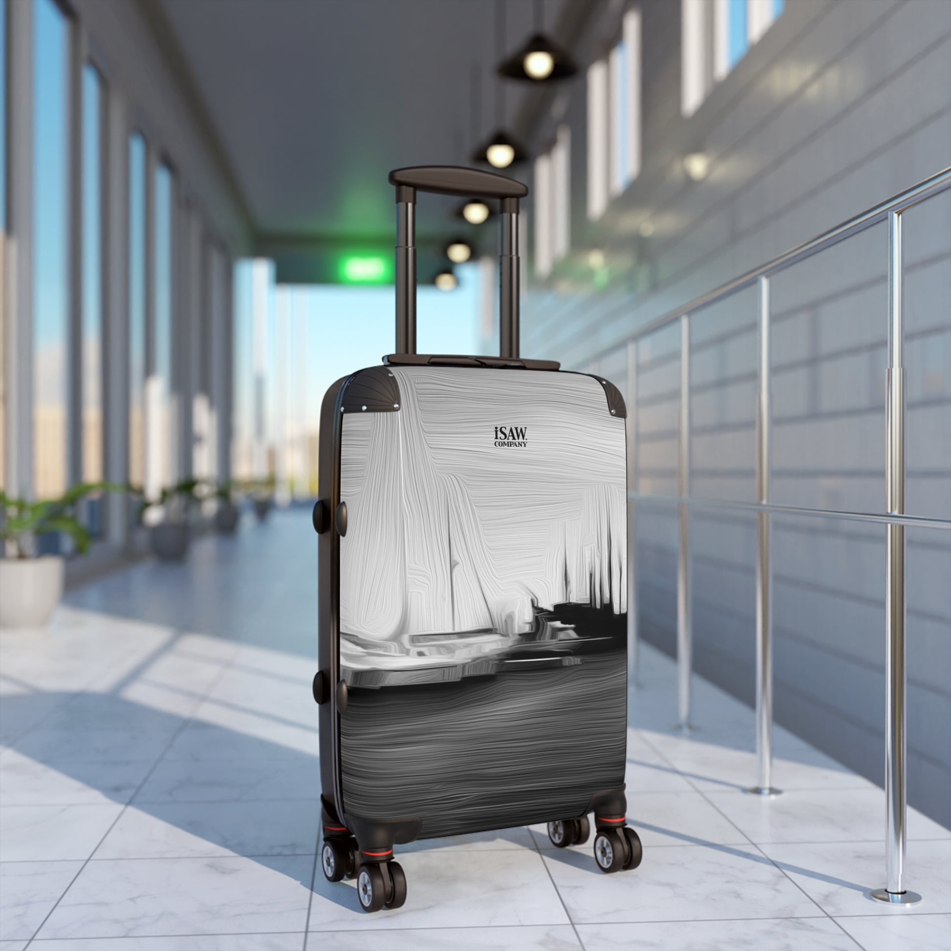 The Sleeping Yachts (at Night) - Hard - Shell Suitcase - iSAW Company