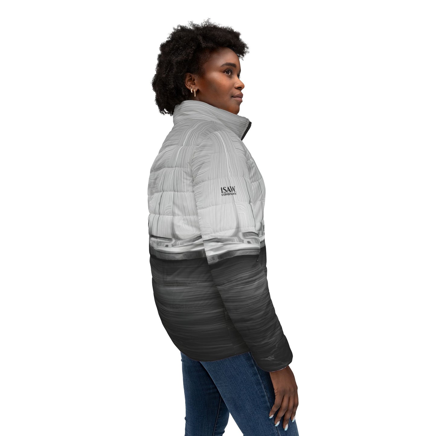 The Sleeping Yachts (at Night) - Womens Puffer Jacket - iSAW Company
