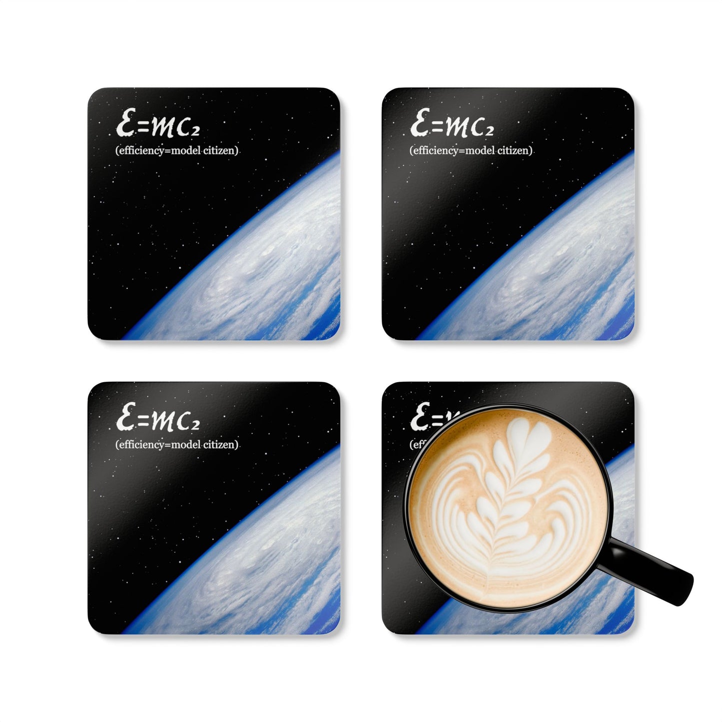 E=MC2 - Coaster Set - iSAW Company