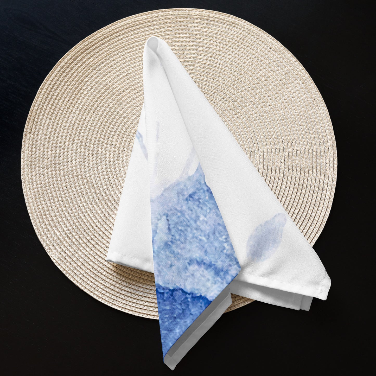 Watercolour Blue Splash - Cloth Napkin Set - iSAW Company