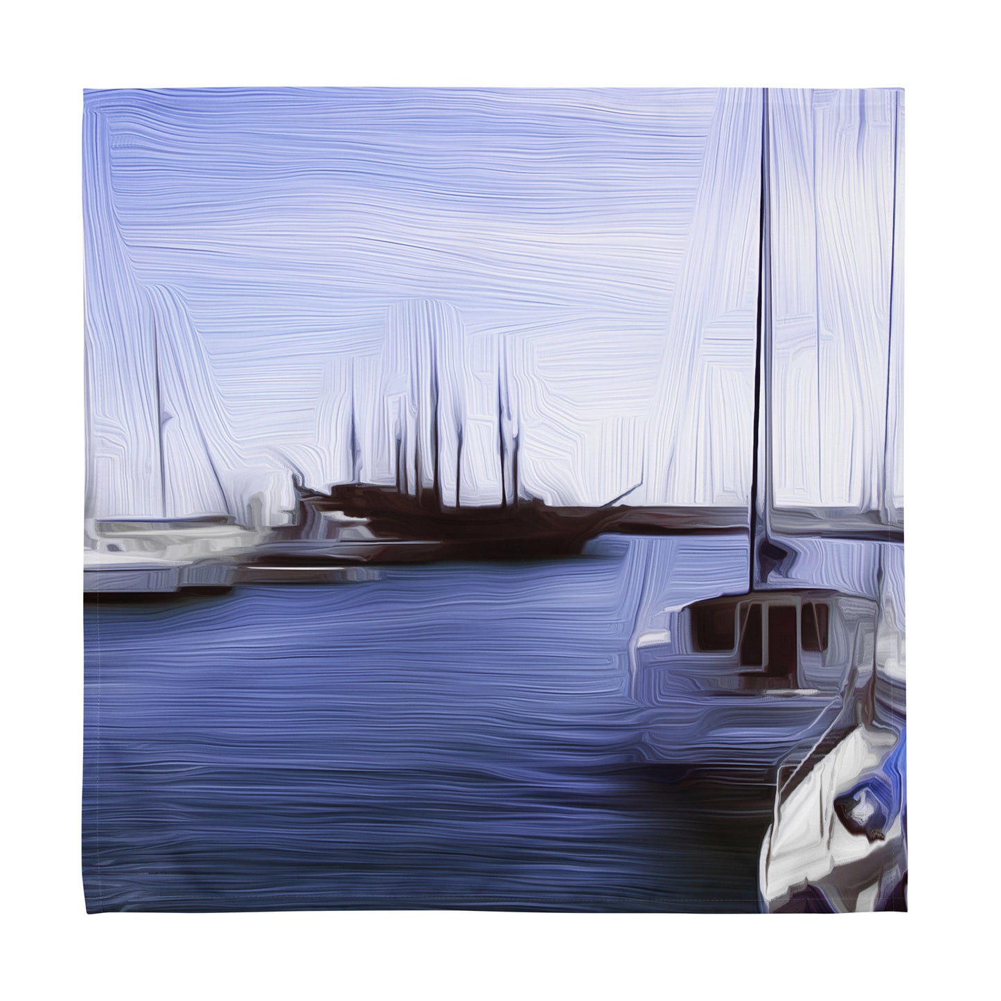 The Sleeping Yachts (at Afternoon) - Cloth Napkin Set - iSAW Company