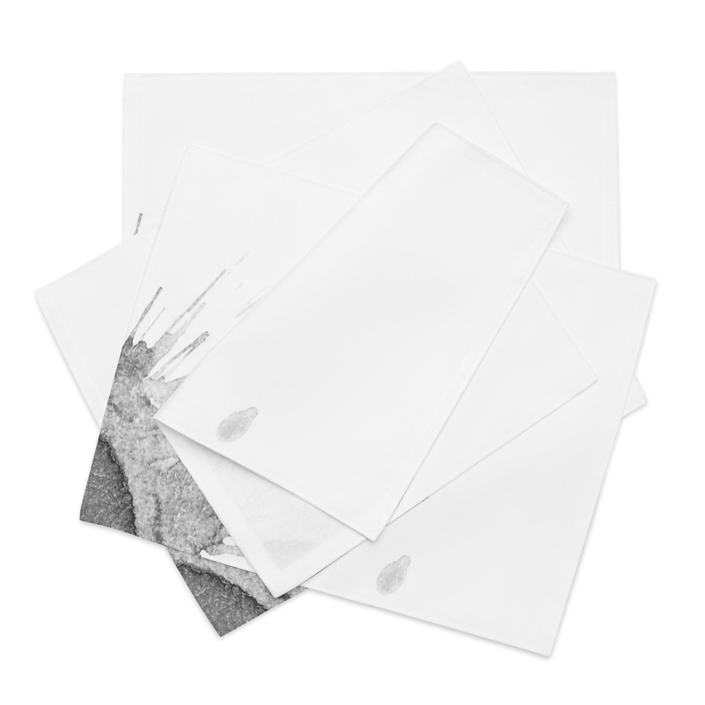 Watercolour Grey Splash - Placemat Set - iSAW Company