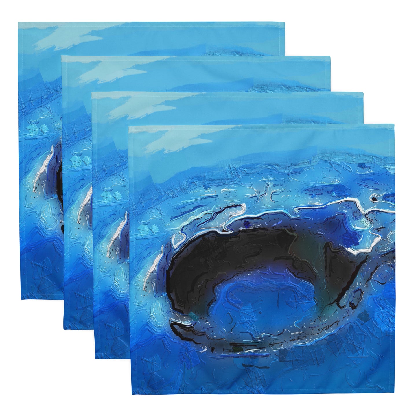 A Drop In The Ocean - Cloth Napkin Set - iSAW Company