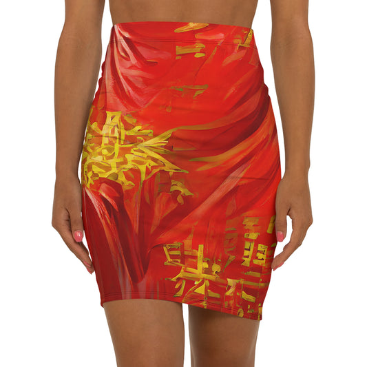 Qízhì - Womens Pencil Skirt - iSAW Company