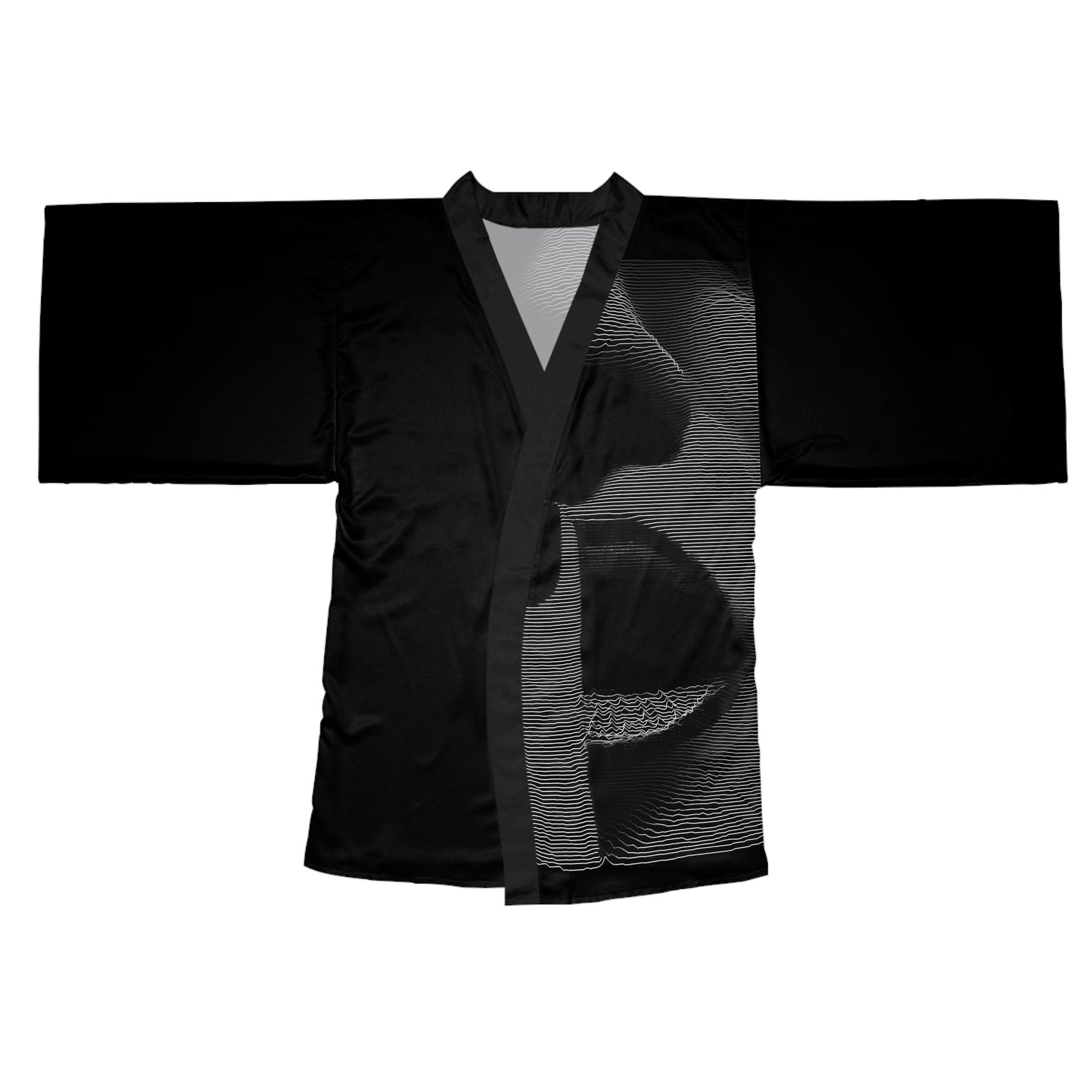 Shhh! - Womens Long Sleeve Kimono Robe - iSAW Company