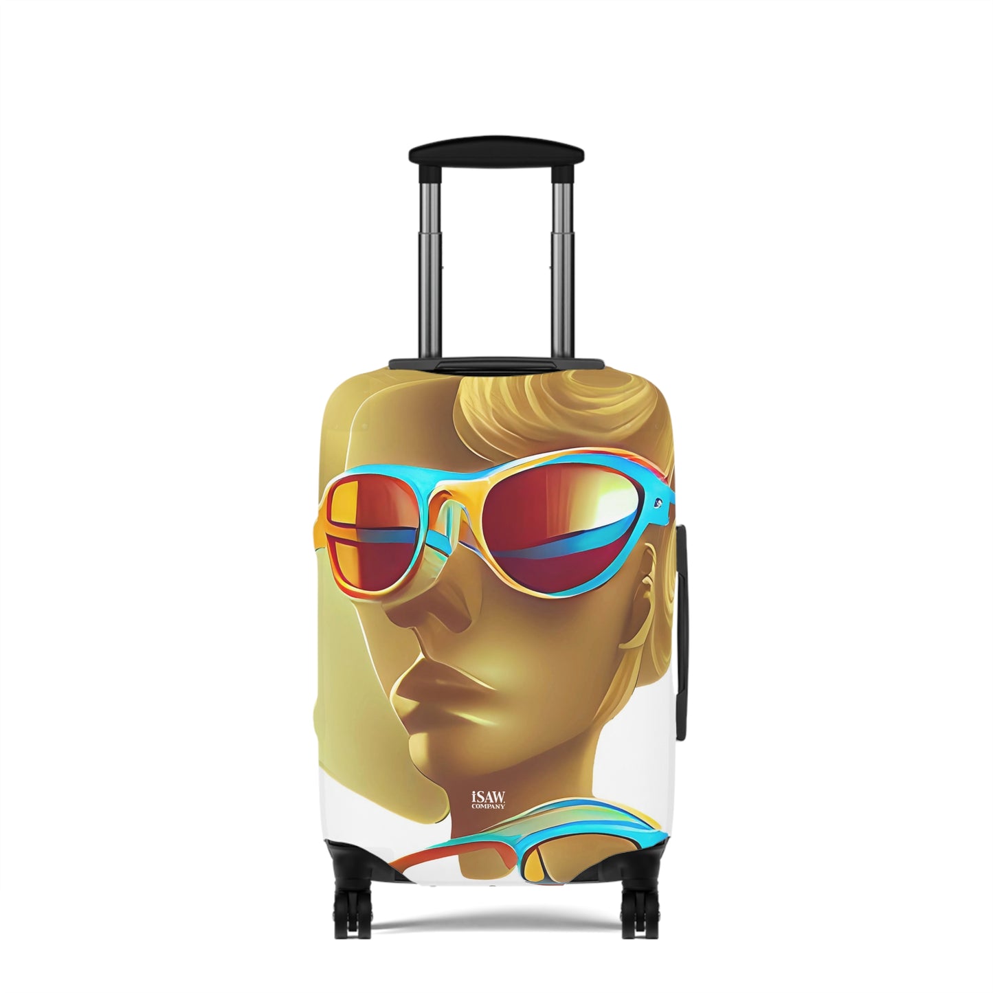 Retro Cool White – Protective Suitcase Cover - iSAW Company